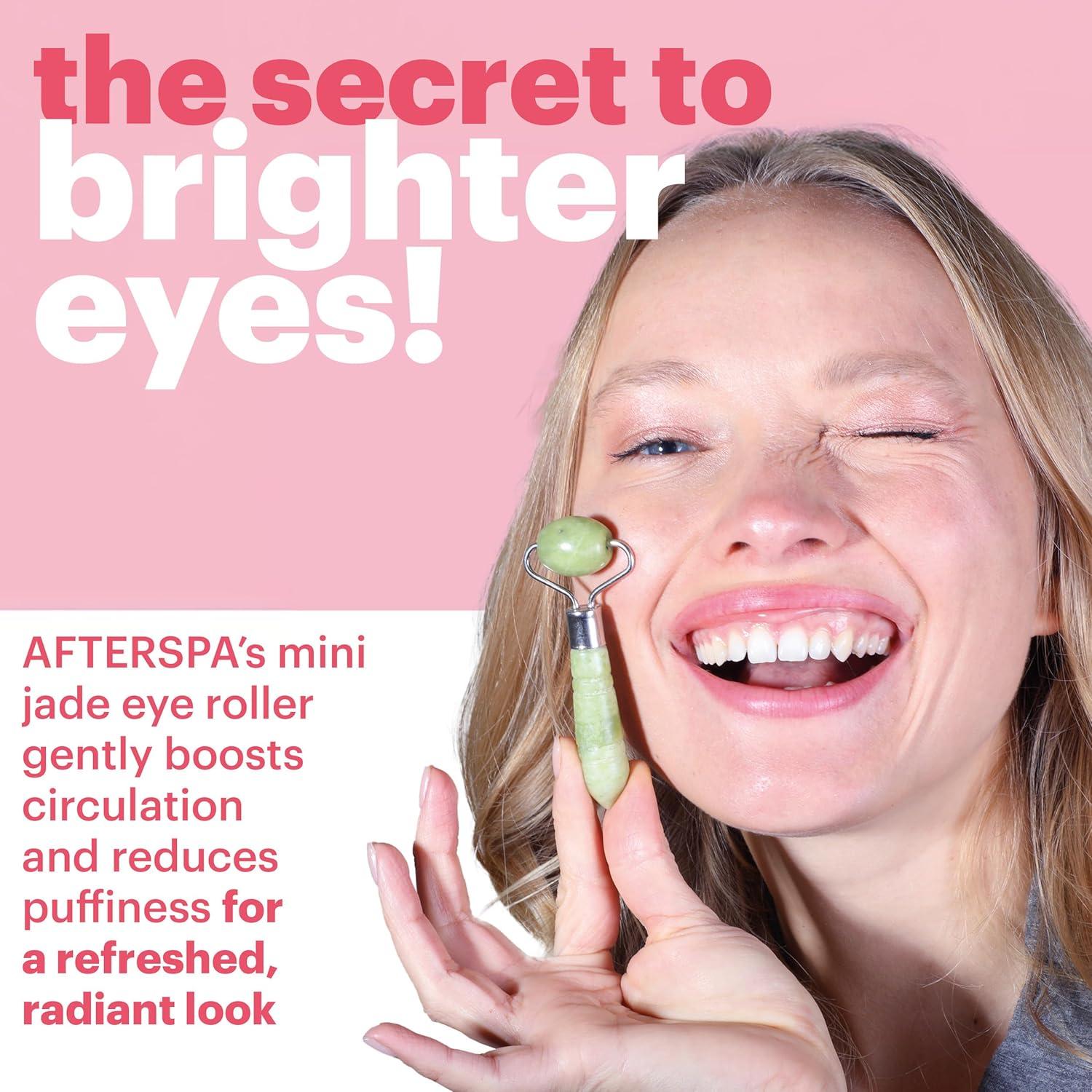 Mini Rodillo de Jade para Ojos Afterspa - Cuidado Facial Vegano
