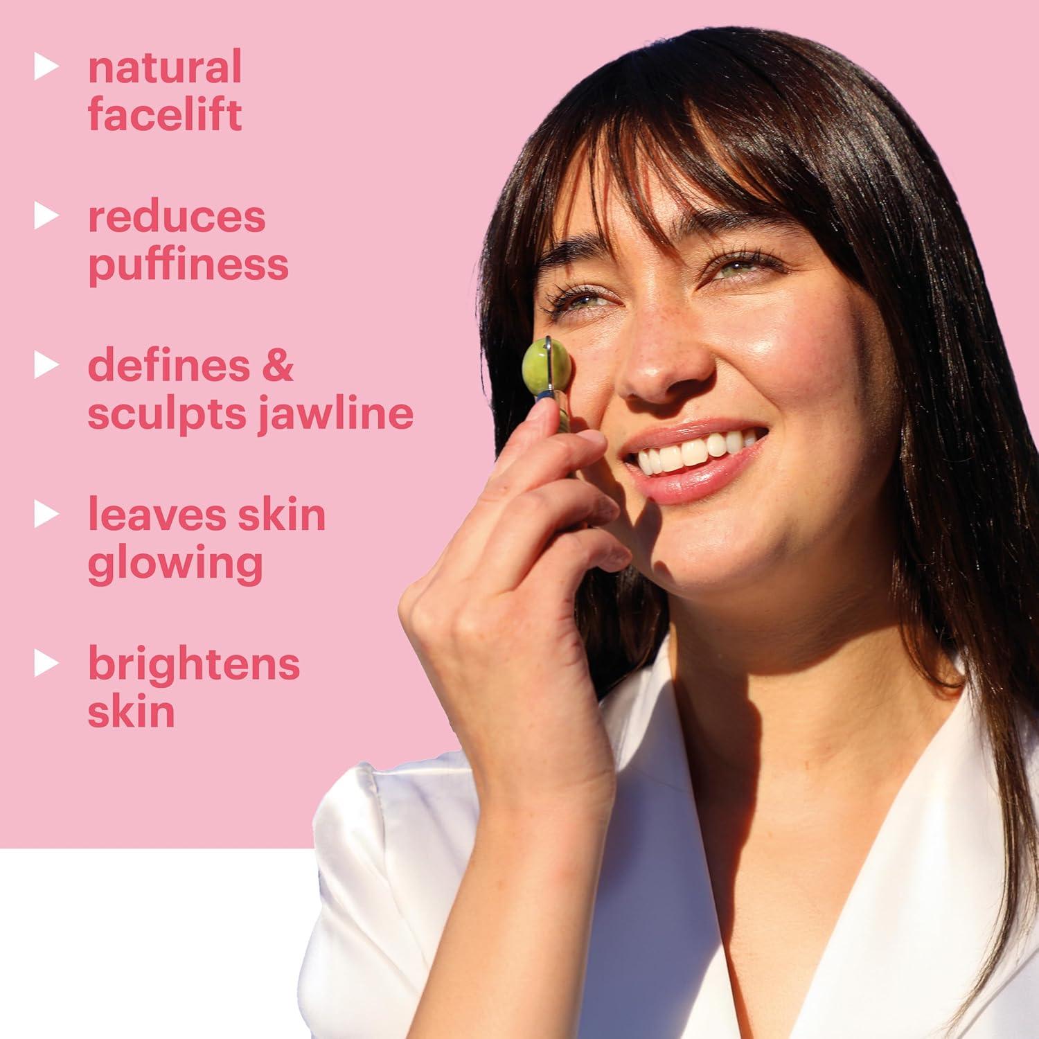 Mini Rodillo de Jade para Ojos Afterspa - Cuidado Facial Vegano