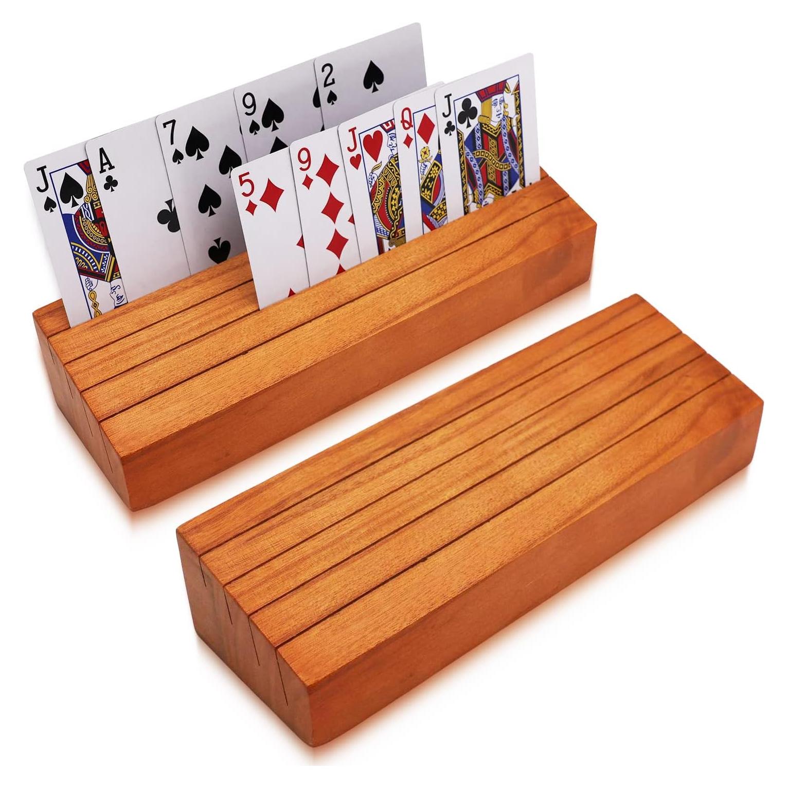 Juego de Soporte para Cartas de Madera Iswabard - Set de 2