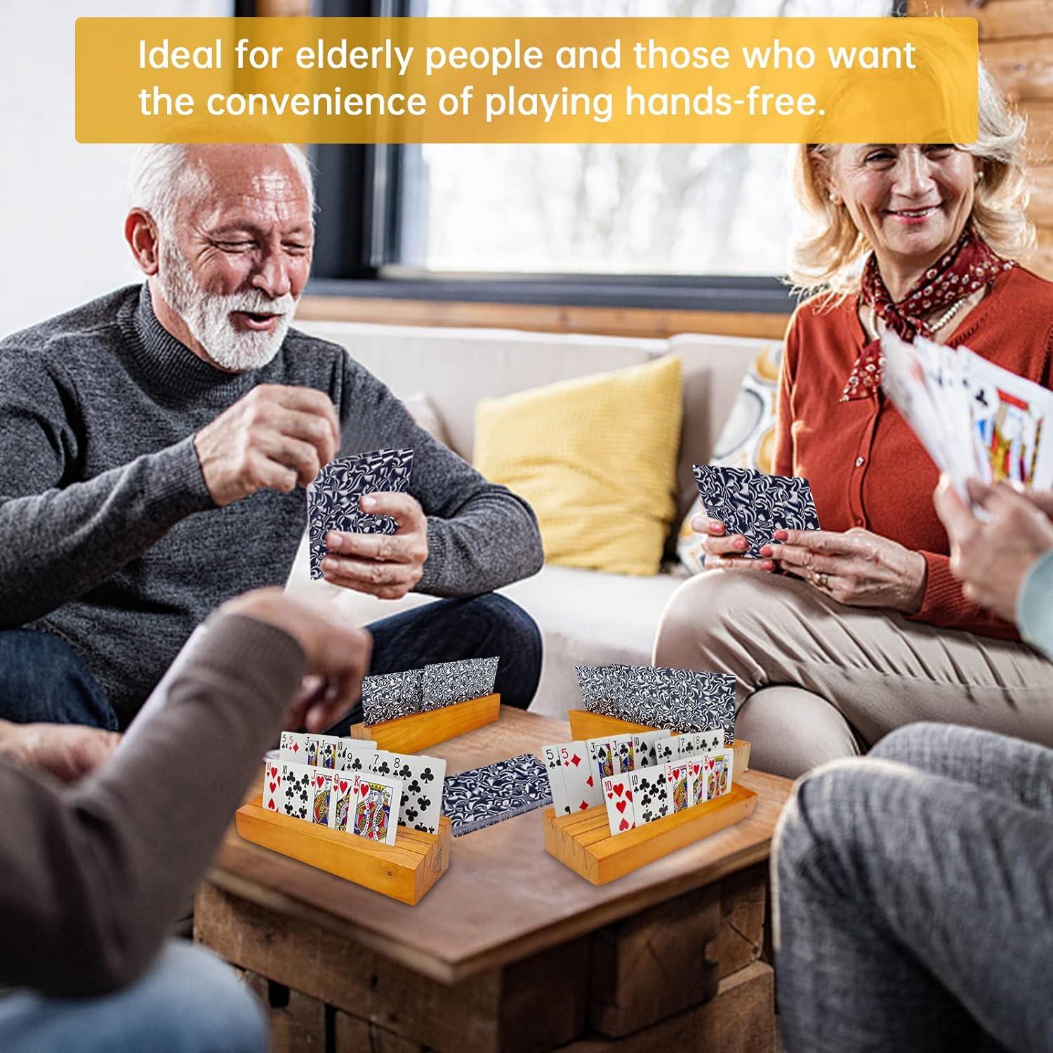 Juego de Soporte para Cartas de Madera Iswabard - Set de 2