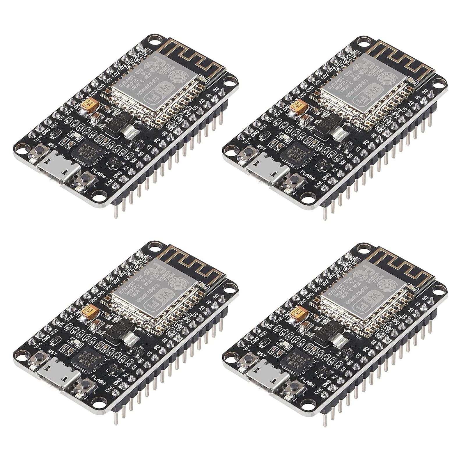4 Placas de Desarrollo NodeMCU ESP8266 ESP-12F 18g