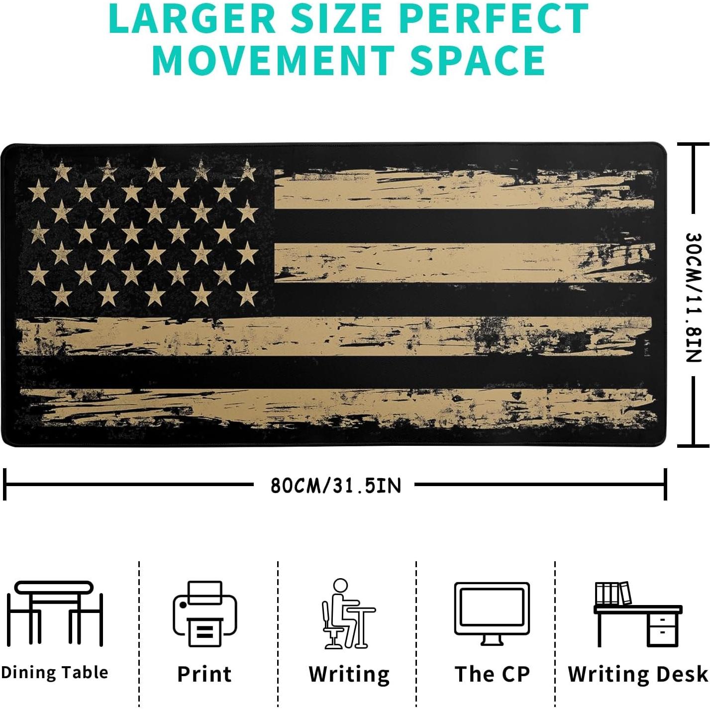 Alfombrilla de Ratón Extendida omosri 80x30 cm Antideslizante