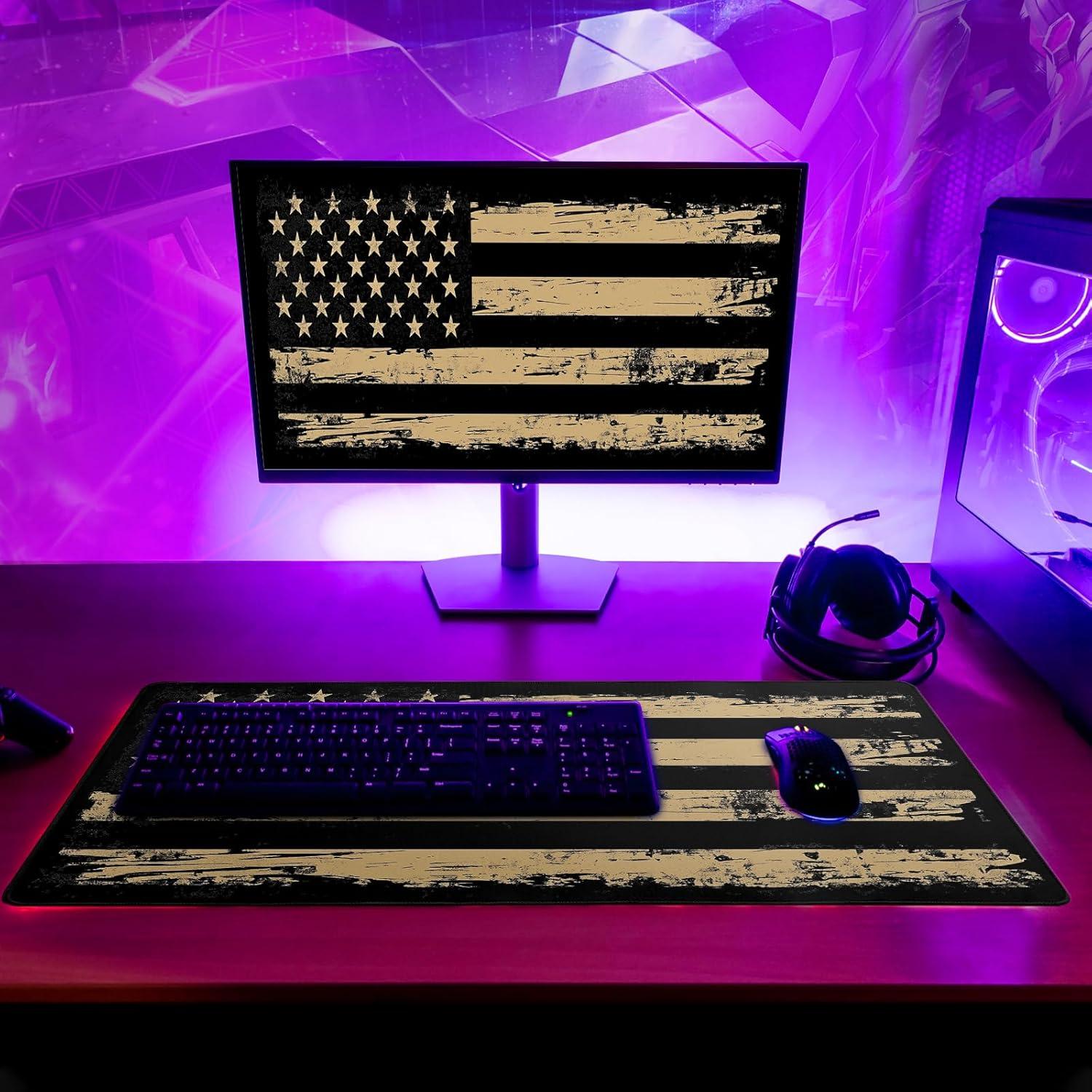 Alfombrilla de Ratón Extendida omosri 80x30 cm Antideslizante