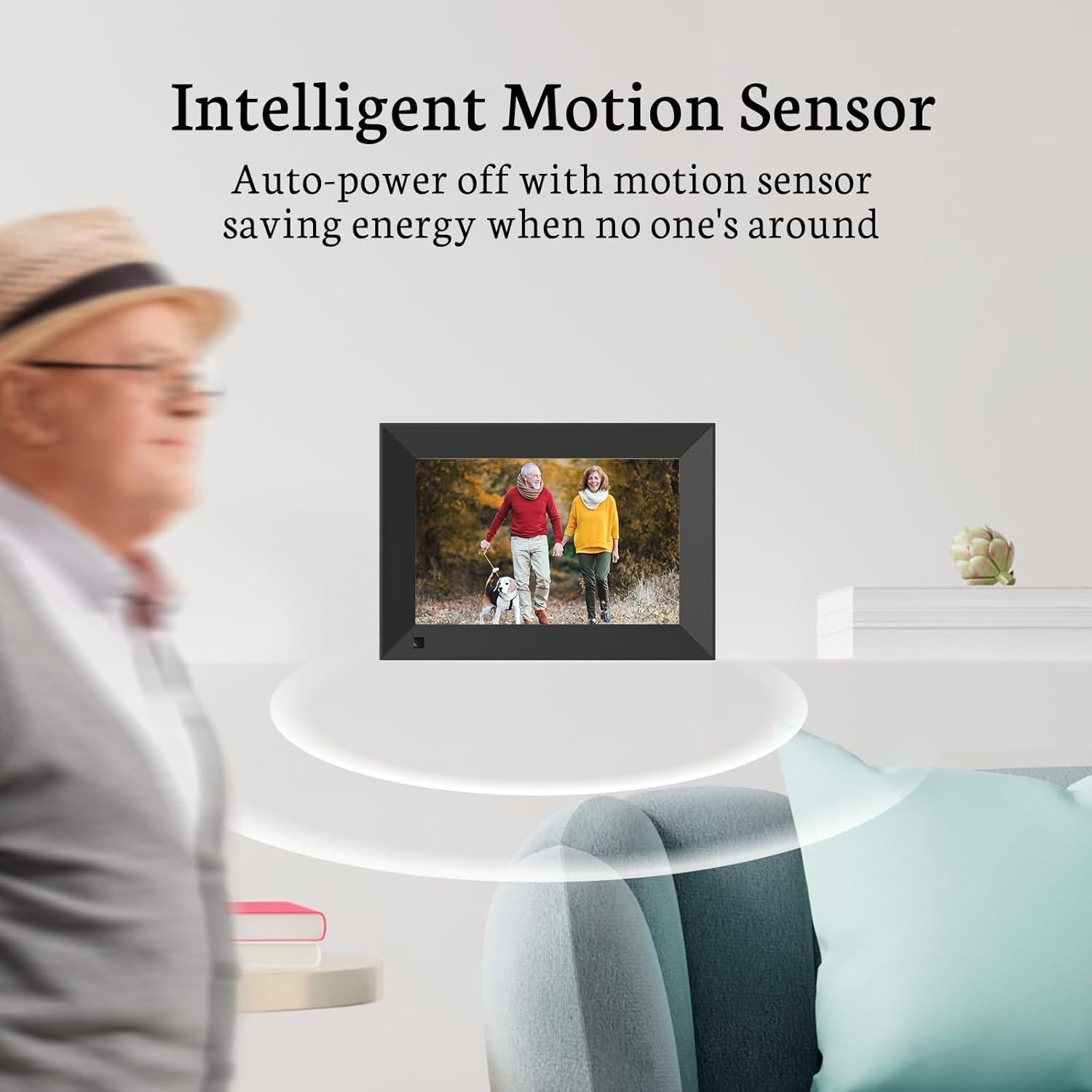 Marco de Fotos Digital BSIMB 8" HD WiFi 16GB Pantalla Táctil