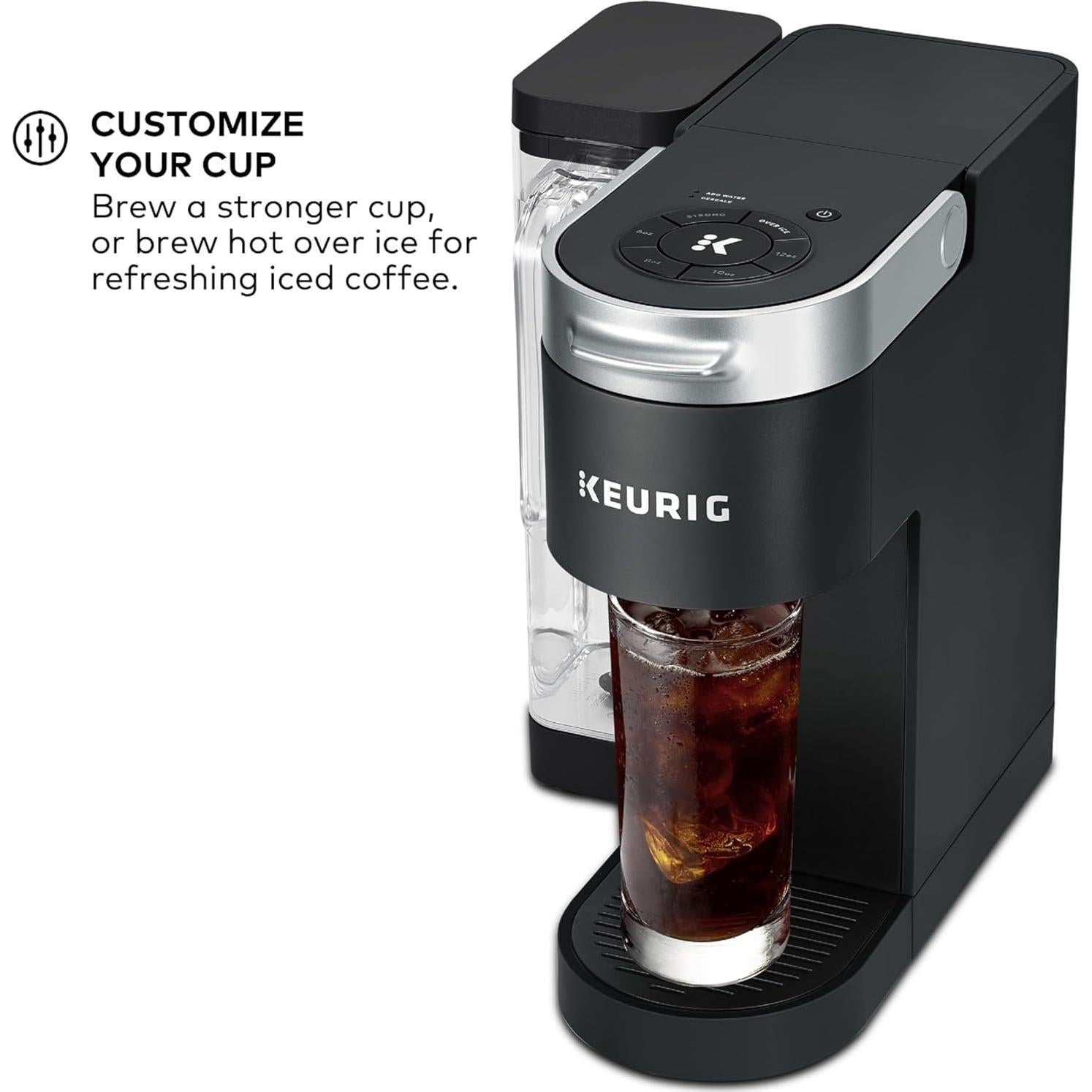 Cafetera Keurig K-Supreme 1 Porción Negro 1.96L MultiStream