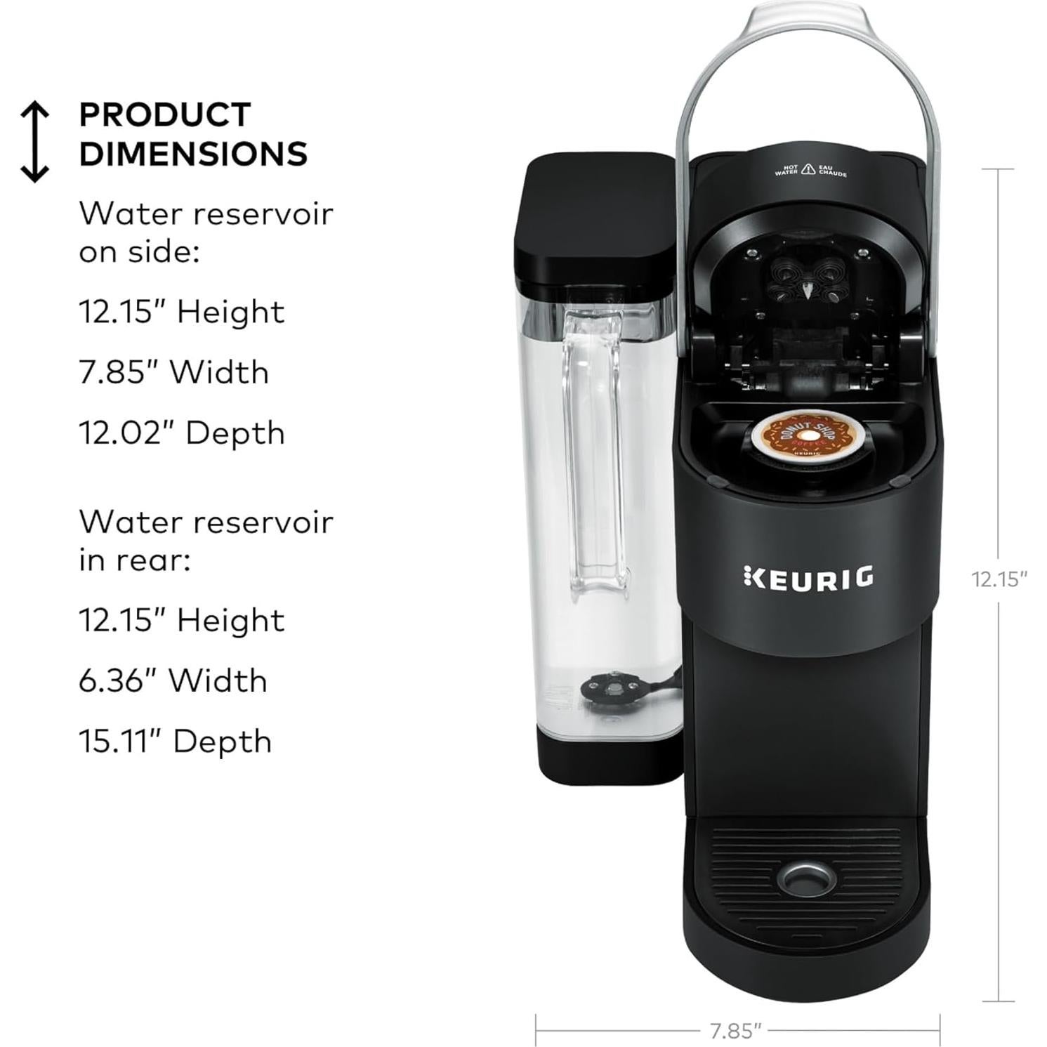 Cafetera Keurig K-Supreme 1 Porción Negro 1.96L MultiStream