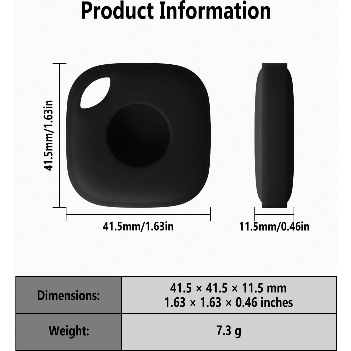 Funda de Silicona Geiomoo para Tile Mate 2024 - Protección Total
