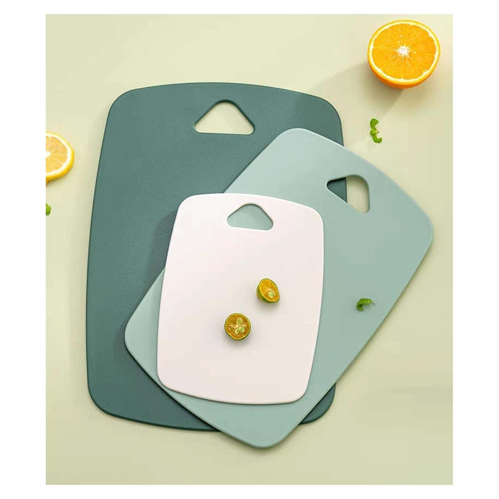 Juego de 3 Tablas de Cortar BanYakong de Plástico Verde