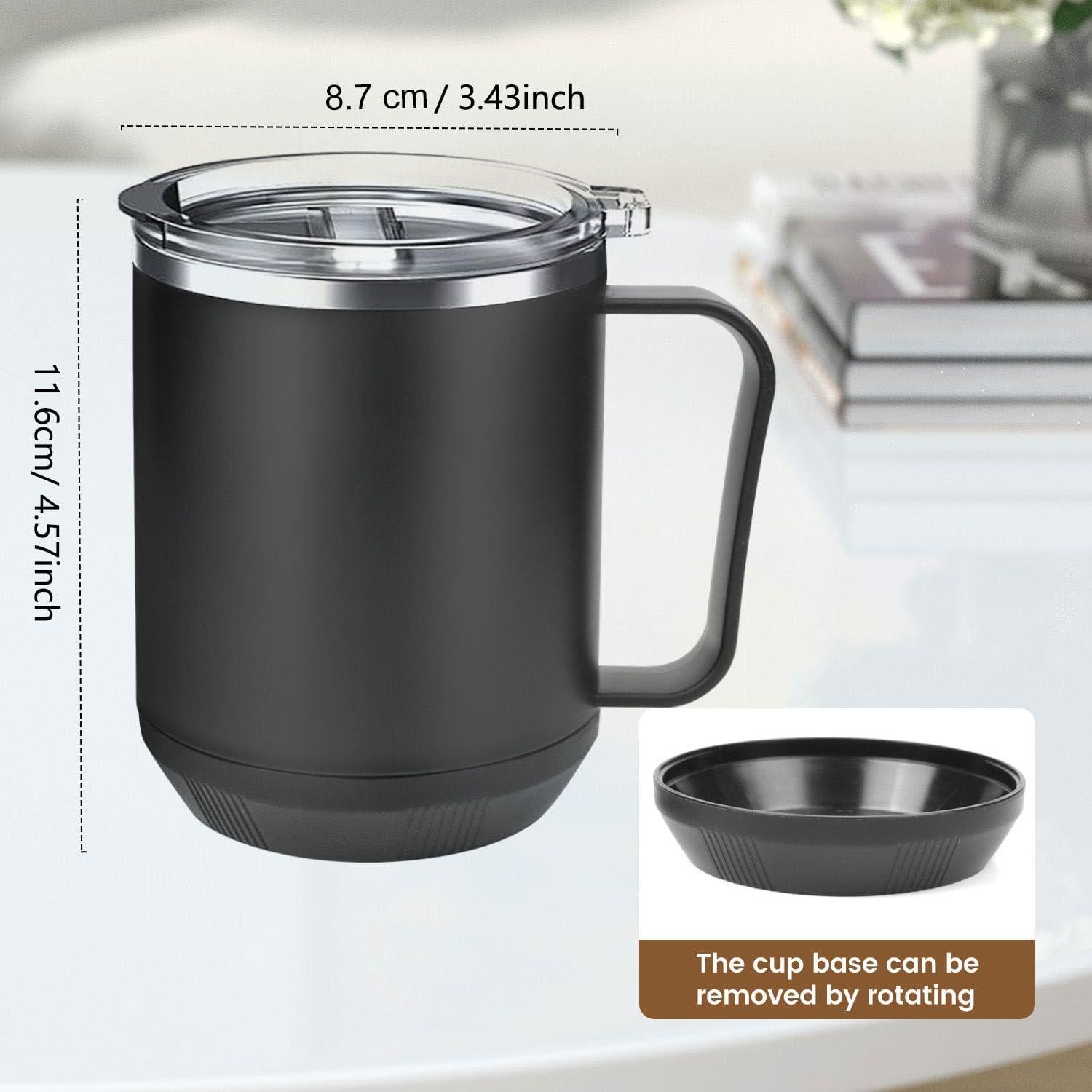 Calentador de Tazas Clinuse 30W con Taza 15.5oz Negro
