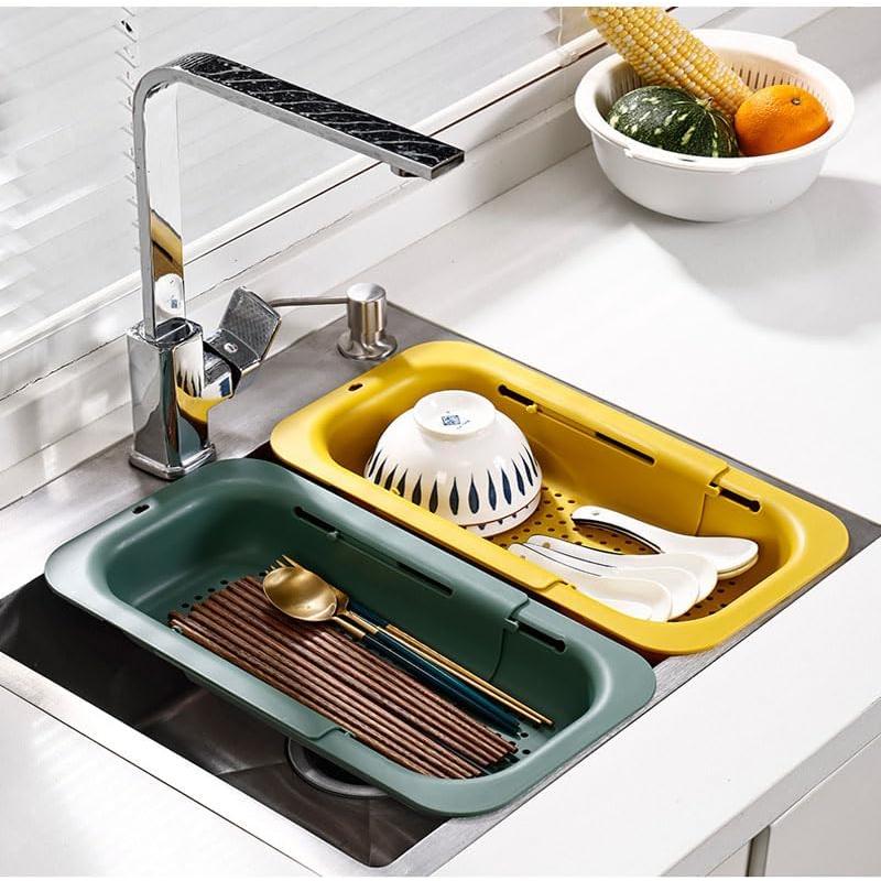 Colador Plegable NIWWIN Ajustable para Fregadero - Gris