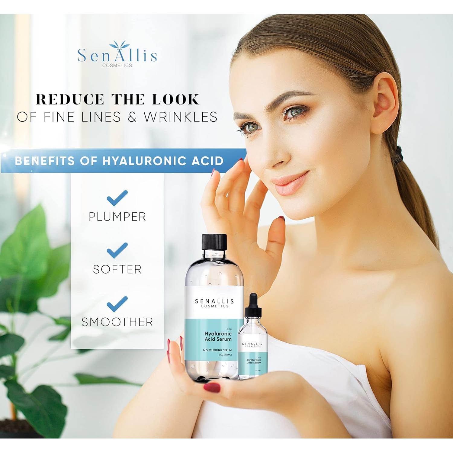 Suero de Ácido Hialurónico Puro 240 ml Antienvejecimiento