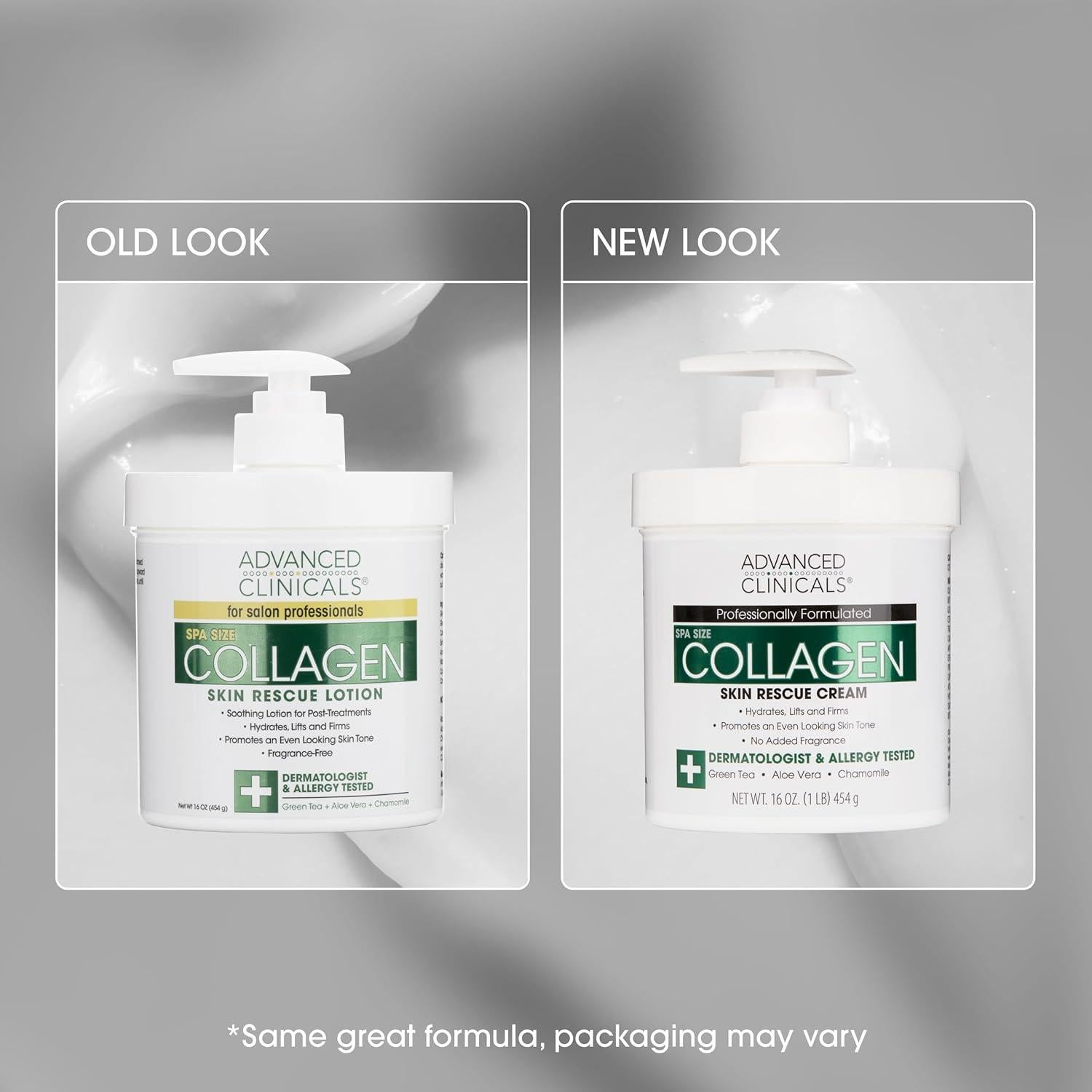 Loción Corporal y Facial de Colágeno Advanced Clinicals 453g