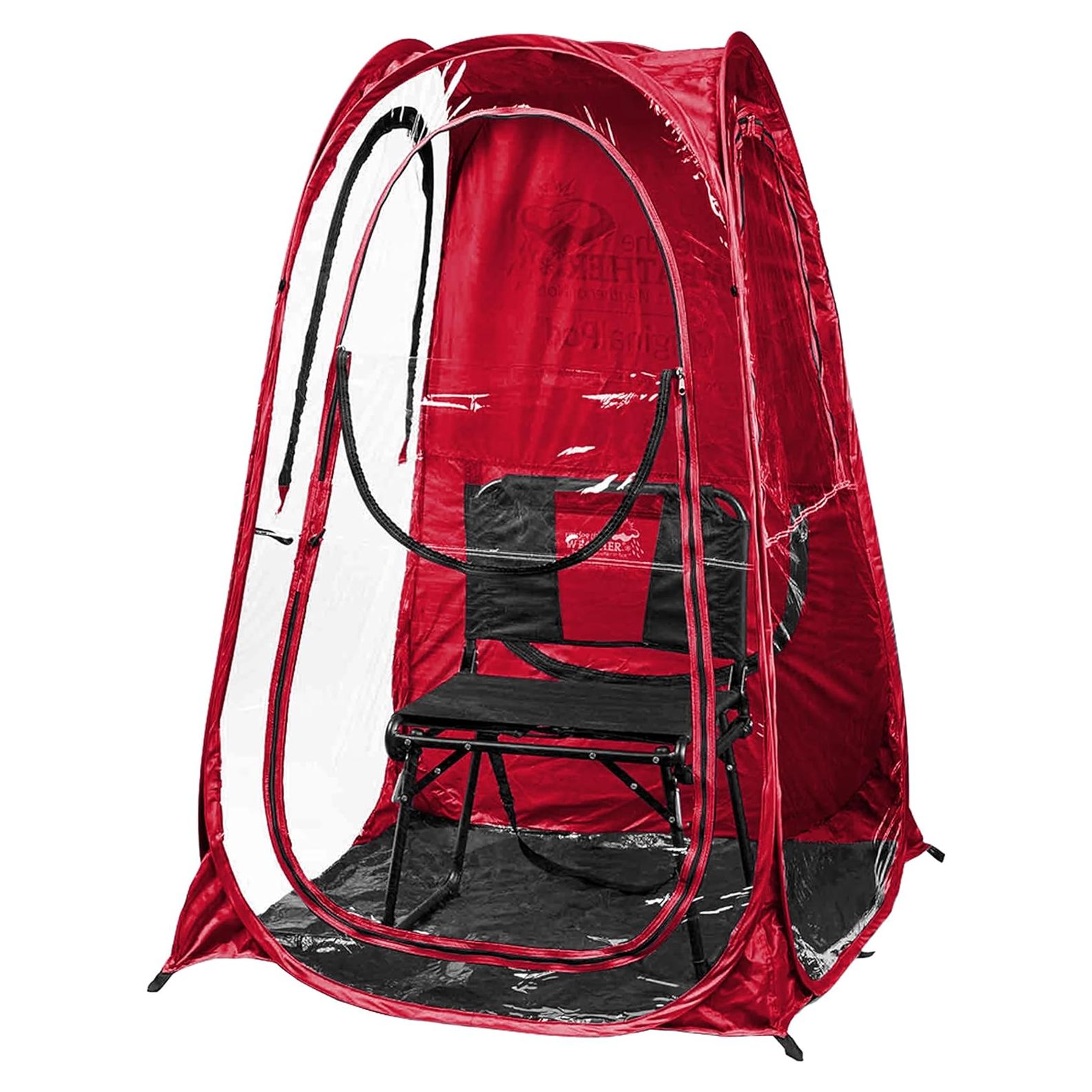 Tienda Pop-Up Under The Weather Rojo para 1 Persona