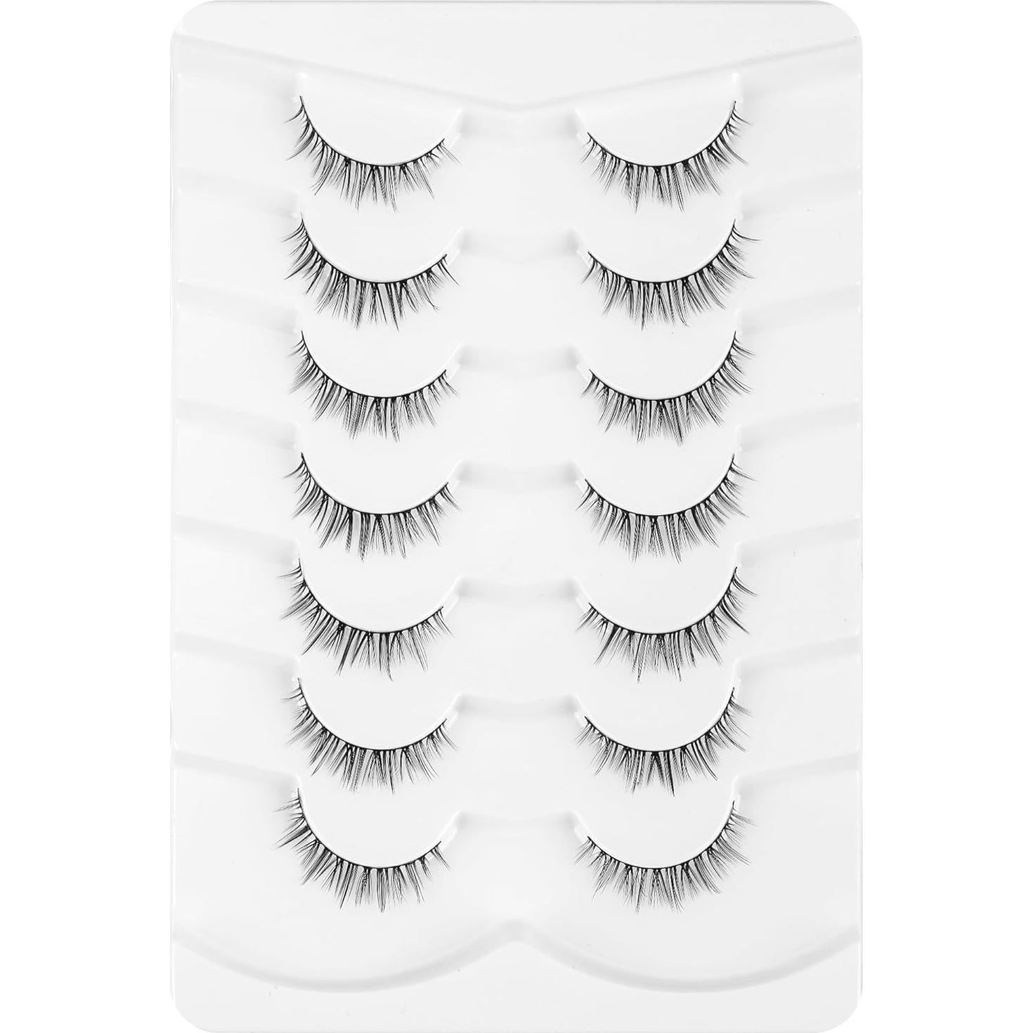 Pestañas Postizas Naturales UKRIZI K17 - Cortas y Wispy