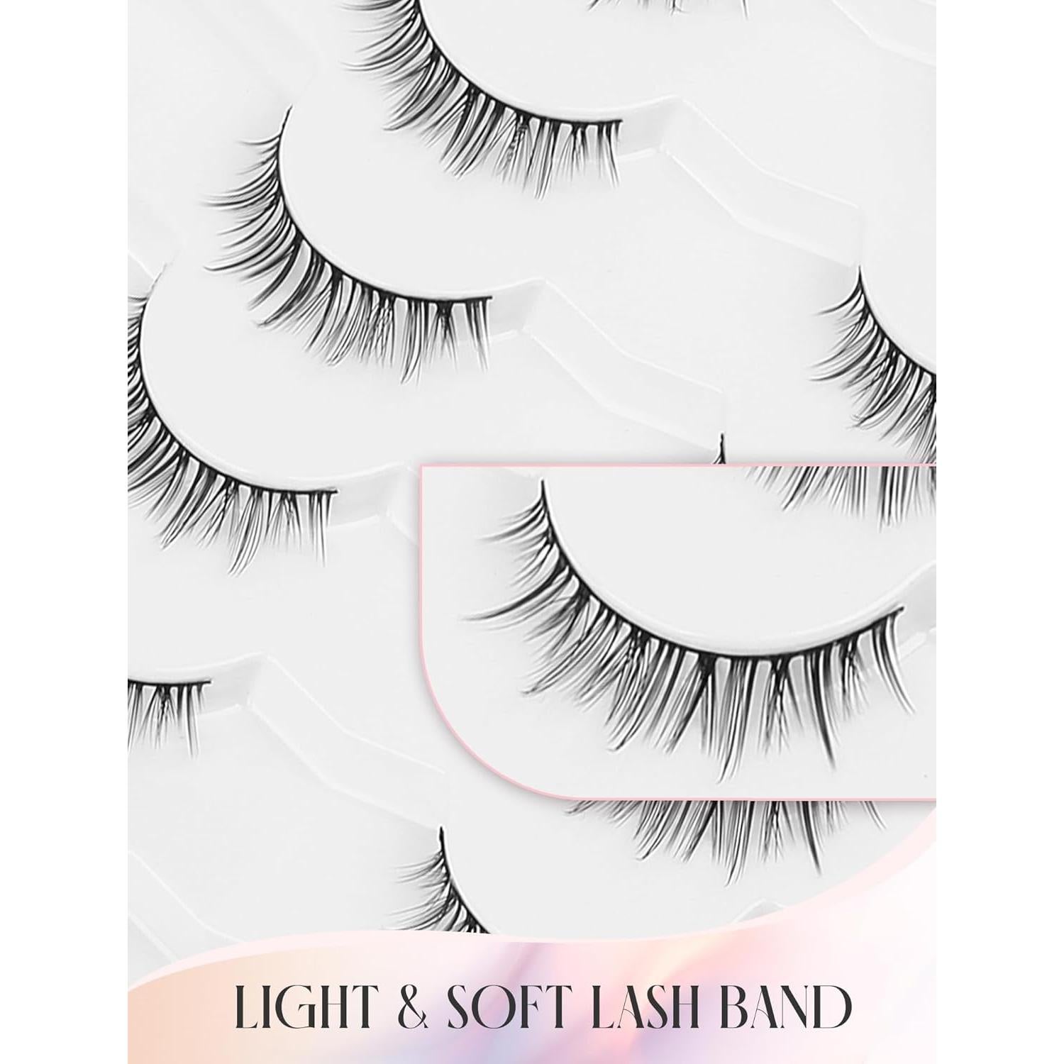 Pestañas Postizas Naturales UKRIZI K17 - Cortas y Wispy