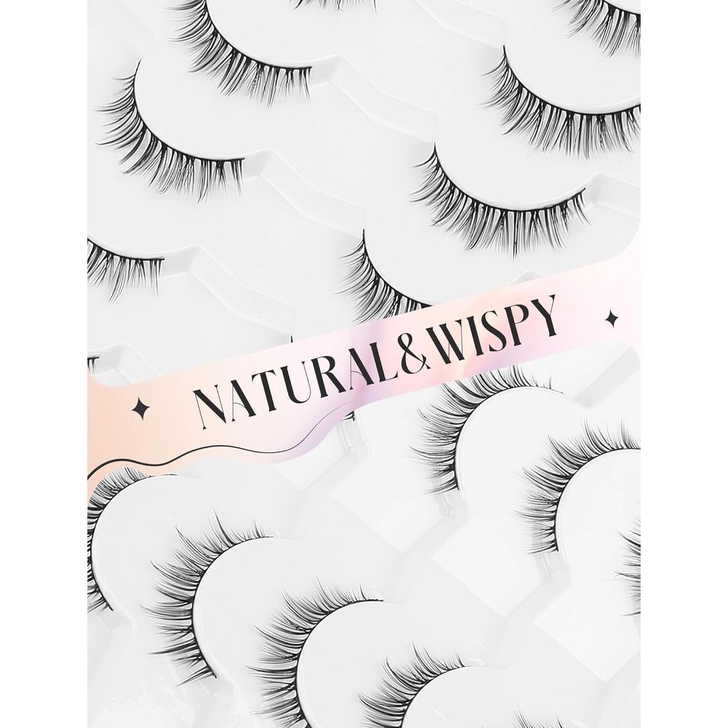 Pestañas Postizas Naturales UKRIZI K17 - Cortas y Wispy