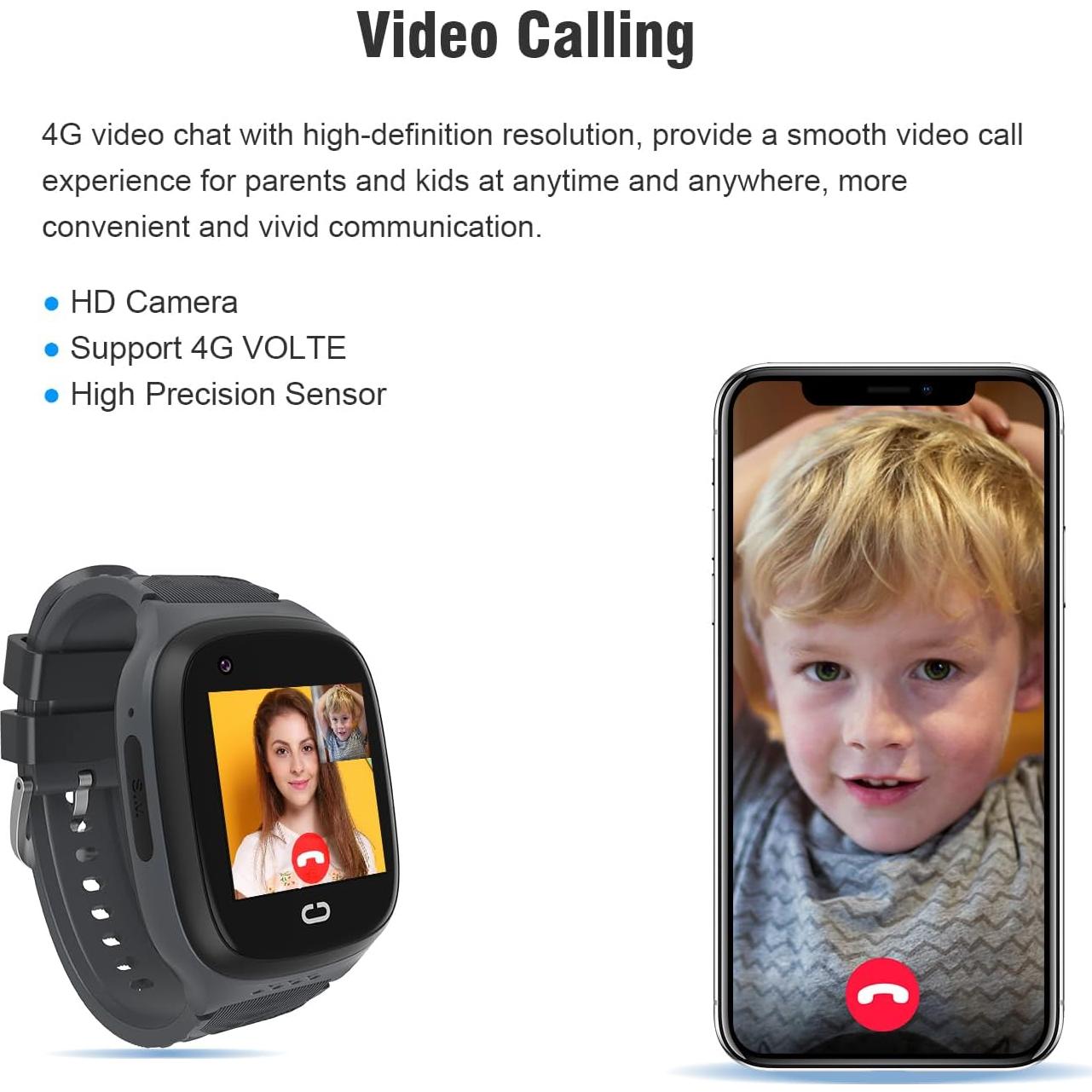 Reloj Inteligente 4G para Niños Tykjszgs con GPS y Videollamadas