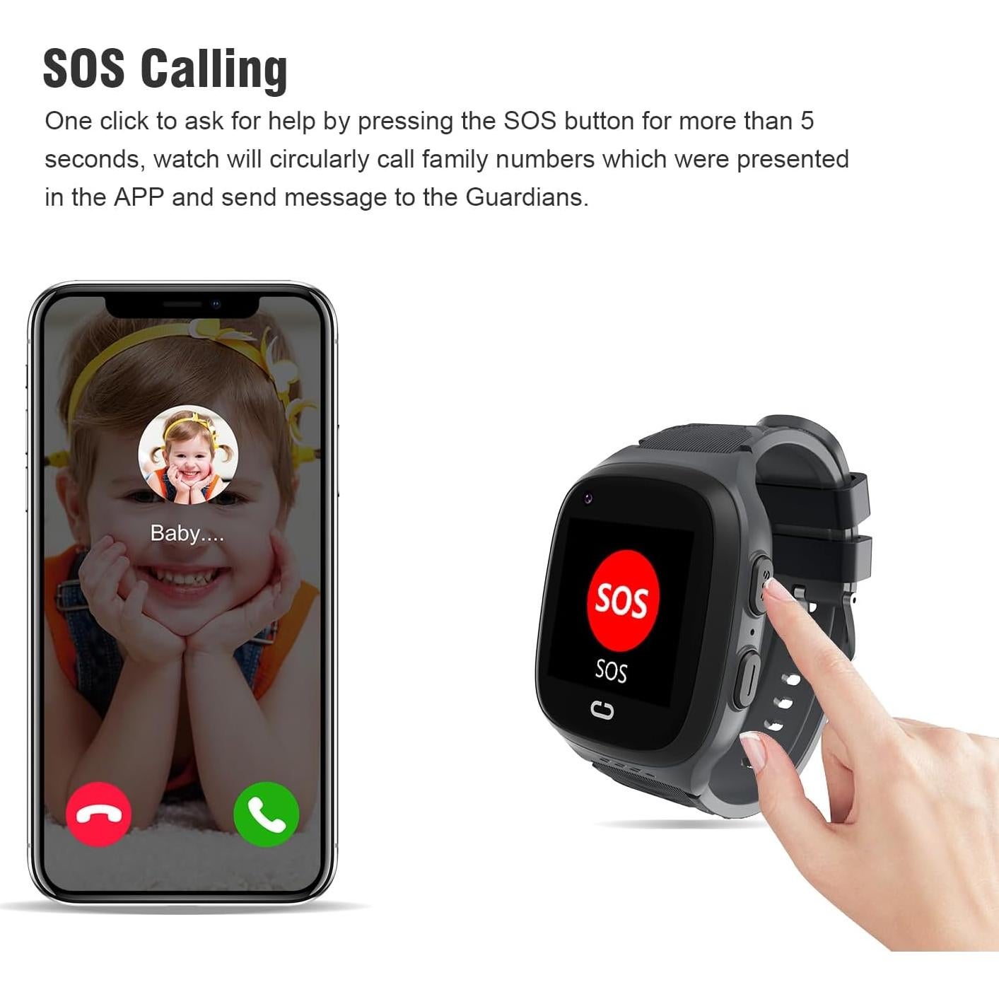 Reloj Inteligente 4G para Niños Tykjszgs con GPS y Videollamadas