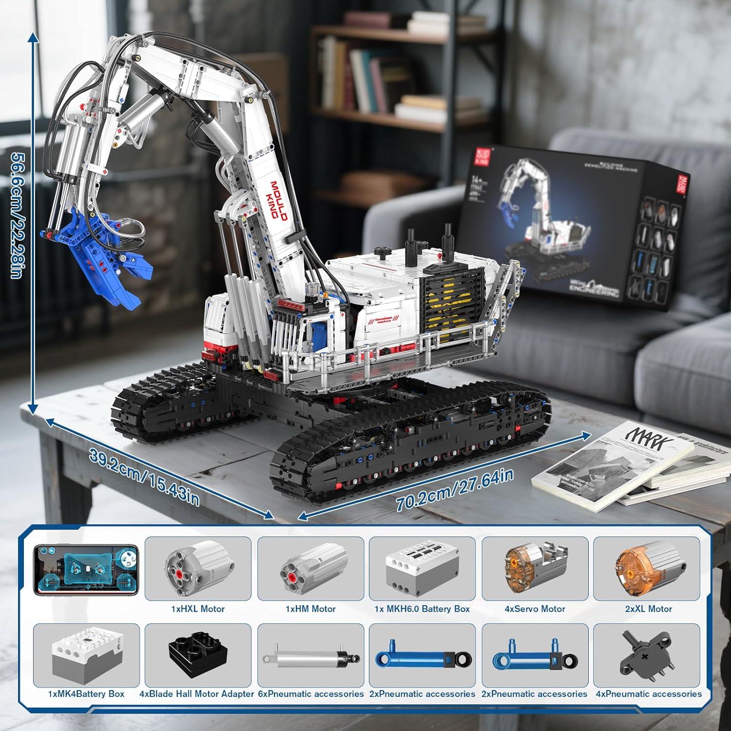 Bloques de Construcción Excavadora Mould King 17062 RC 4195PCS