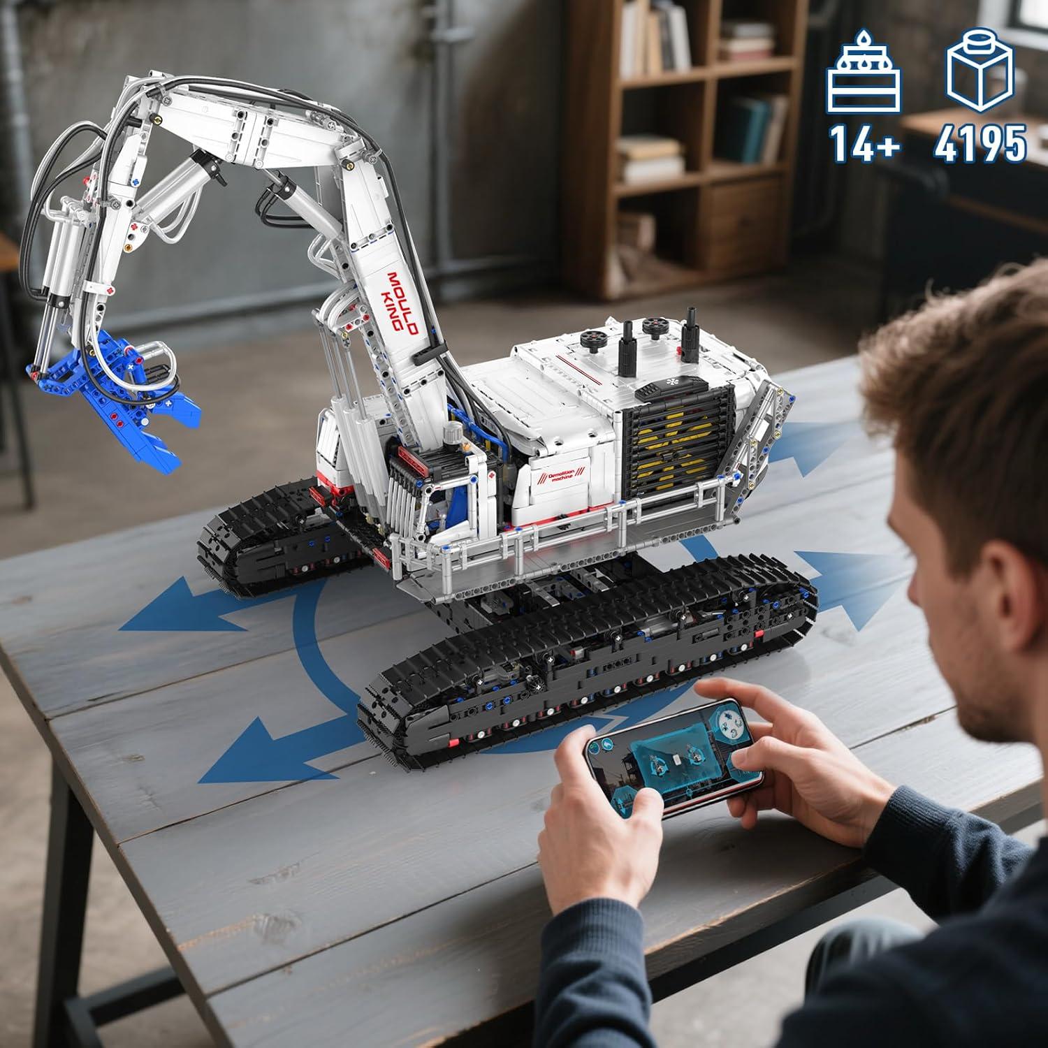 Bloques de Construcción Excavadora Mould King 17062 RC 4195PCS