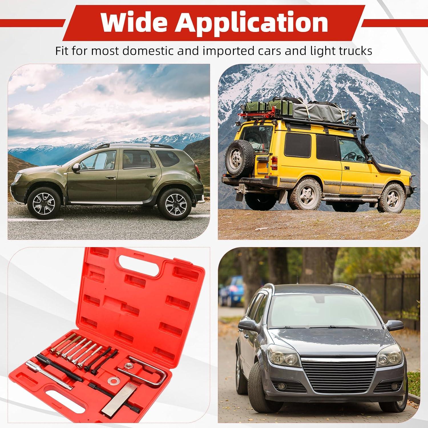 Extractor de Volante 8MILELAKE con Estuche y Tornillos