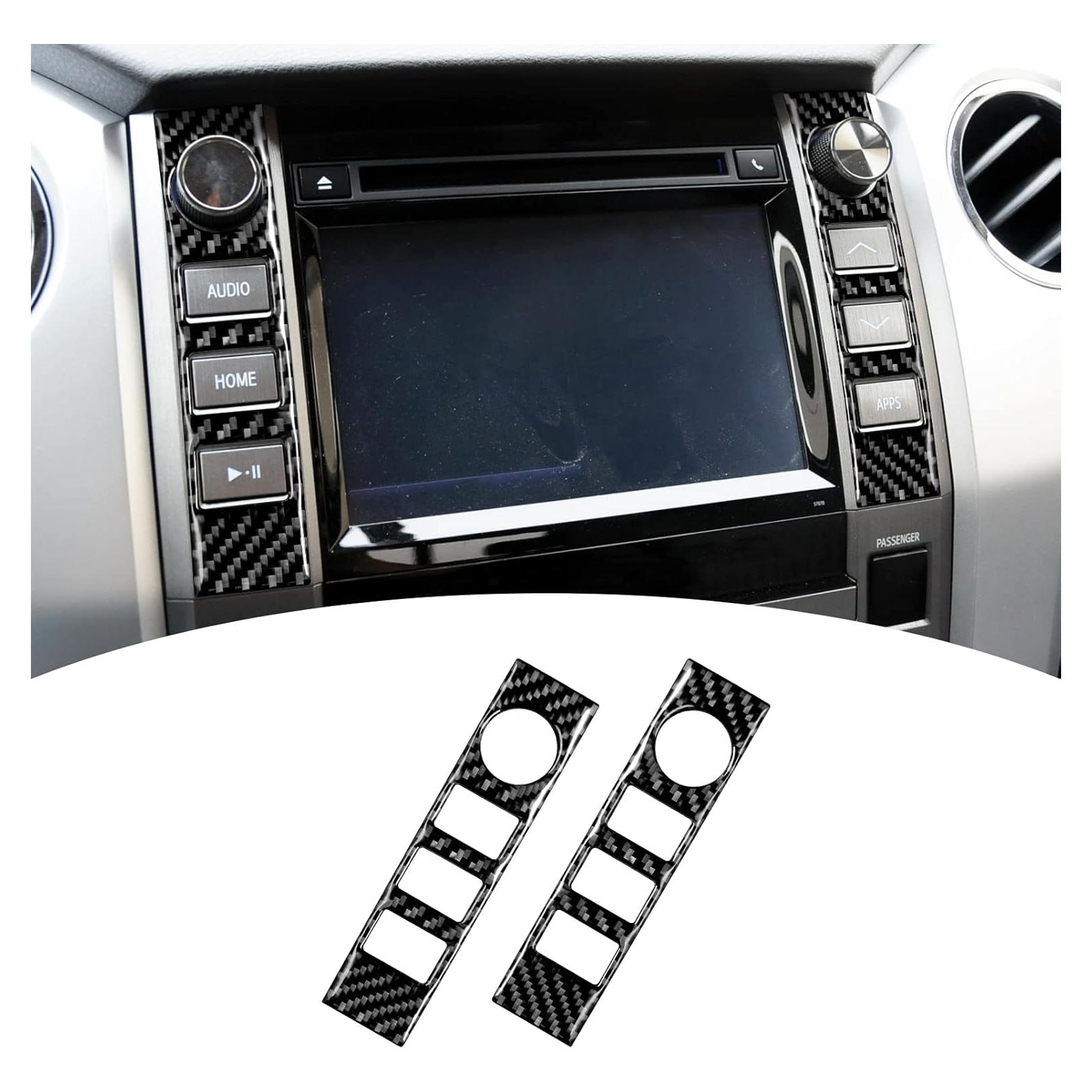 Decoración de fibra de carbono Bilisin para Toyota Tundra 2014-2018