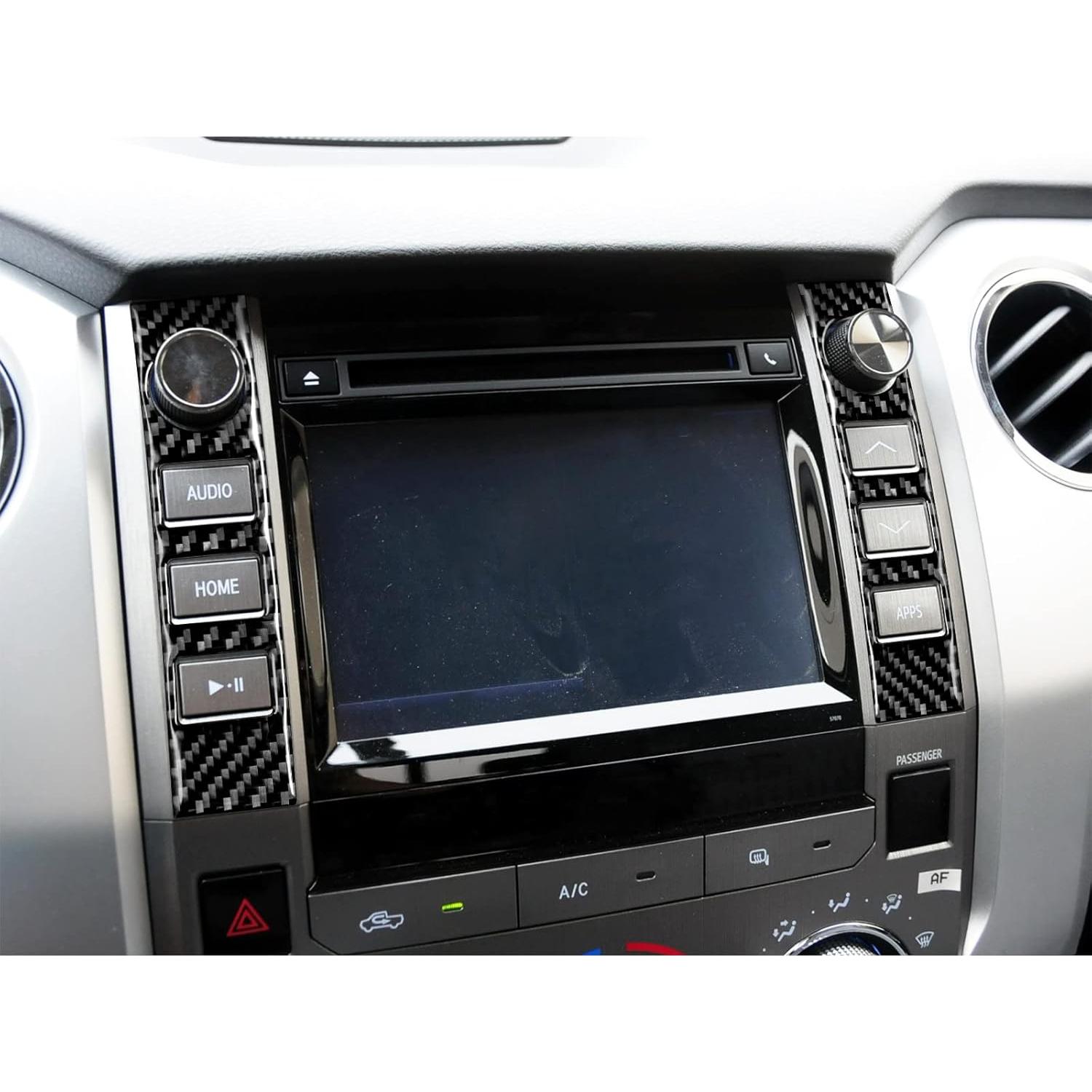 Decoración de fibra de carbono Bilisin para Toyota Tundra 2014-2018