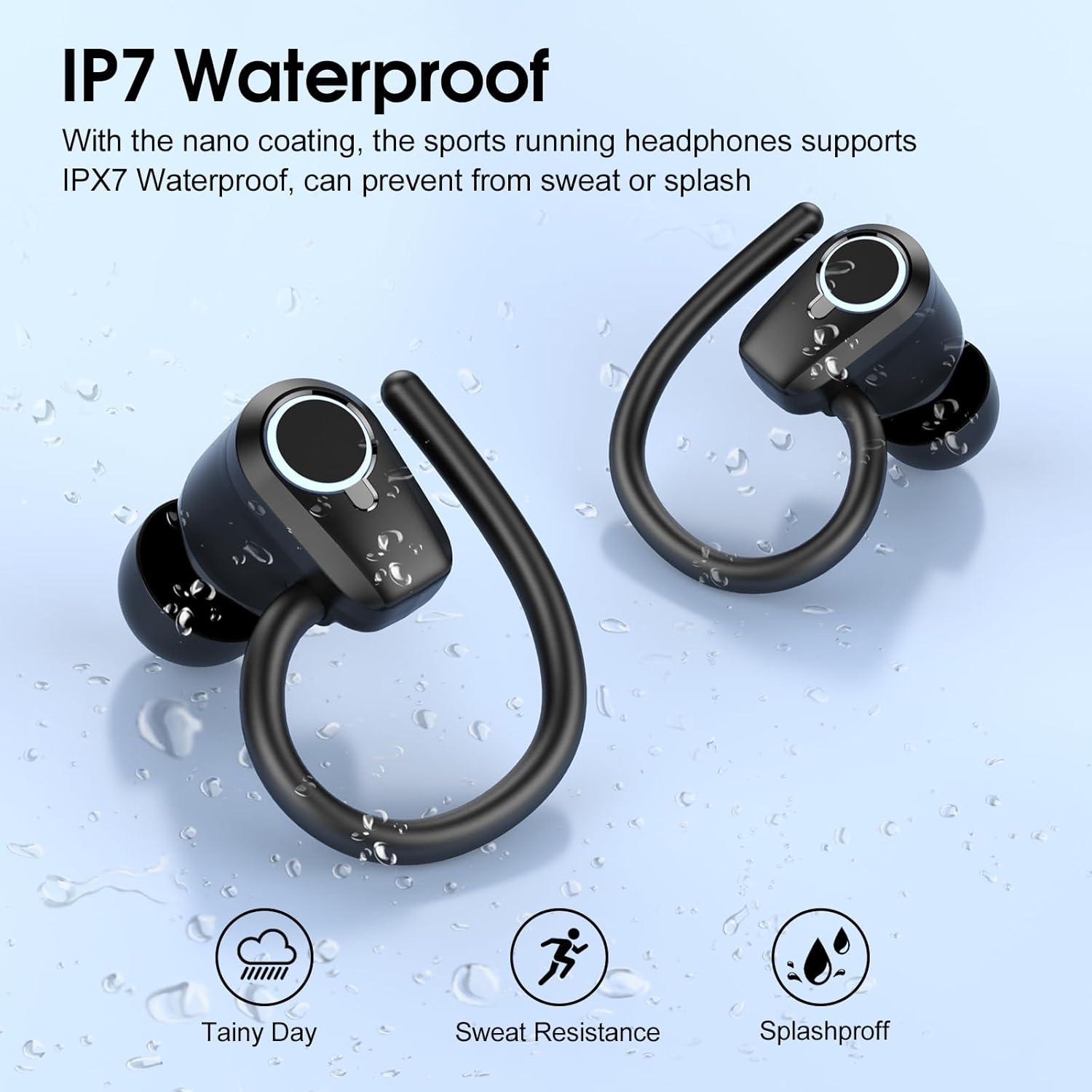 Auriculares Inalámbricos Poounur H9 Bluetooth 5.3 IP7 50H