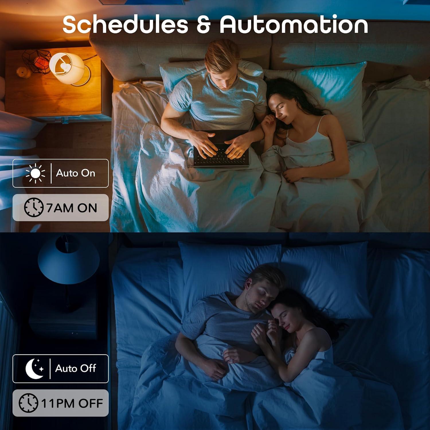 Bombilla LED Inteligente Geeni A19 Regulable 800 Lúmenes Paquete de 3