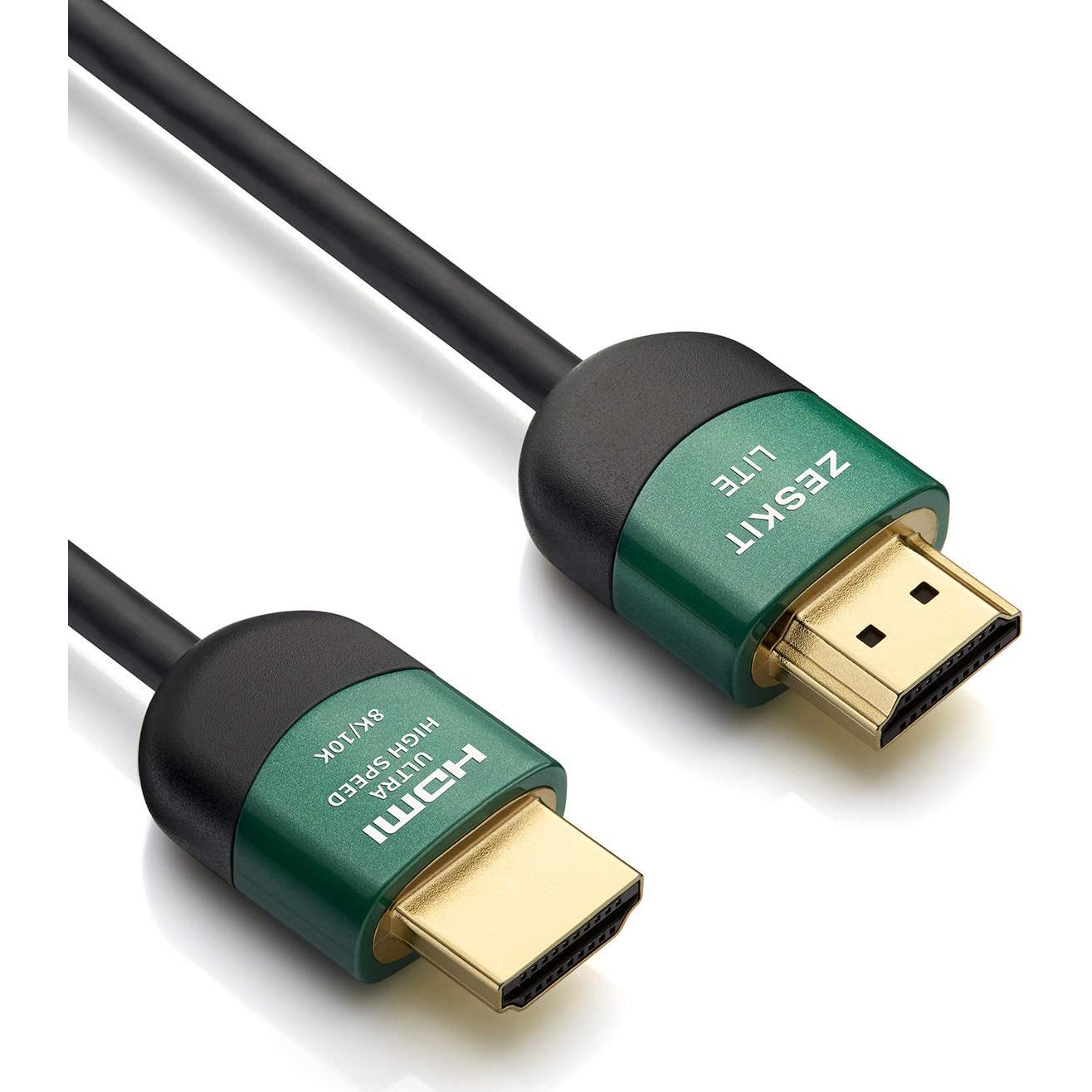 Cable HDMI Ultra Alta Velocidad Zeskit Lite 0.5m 48Gbps