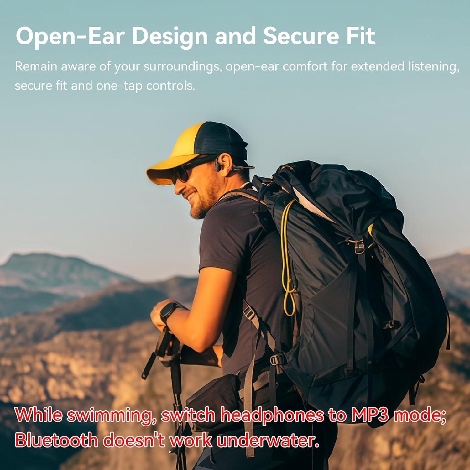 Auriculares de Conducción Ósea IP68 Hostena X26 para Nadar