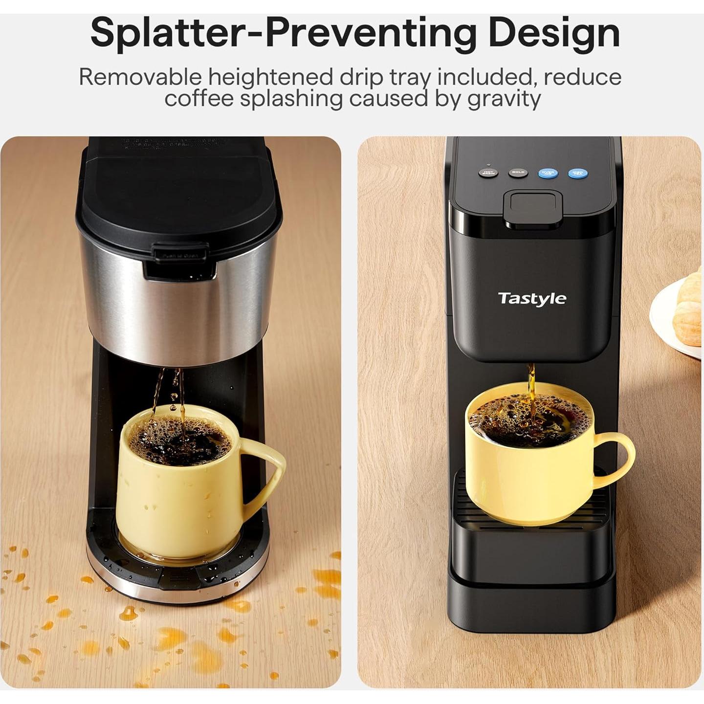 Cafetera Tastyle K320IT 4 Estilos Compacta Negra 1.25kg