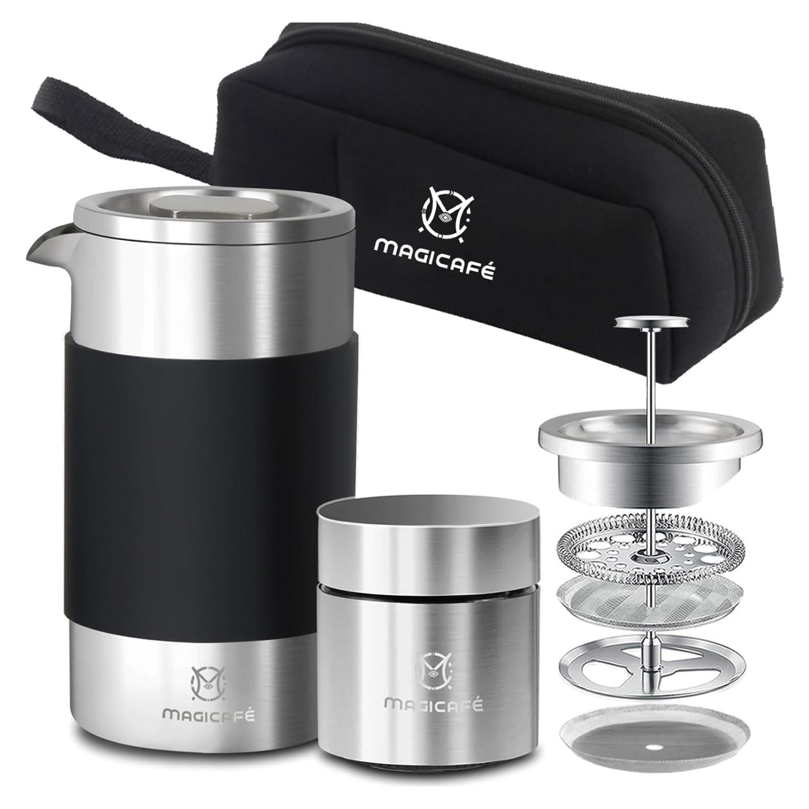 Prensa Francesa Portátil MAGICAFÉ 350ml + Recipiente 100ml