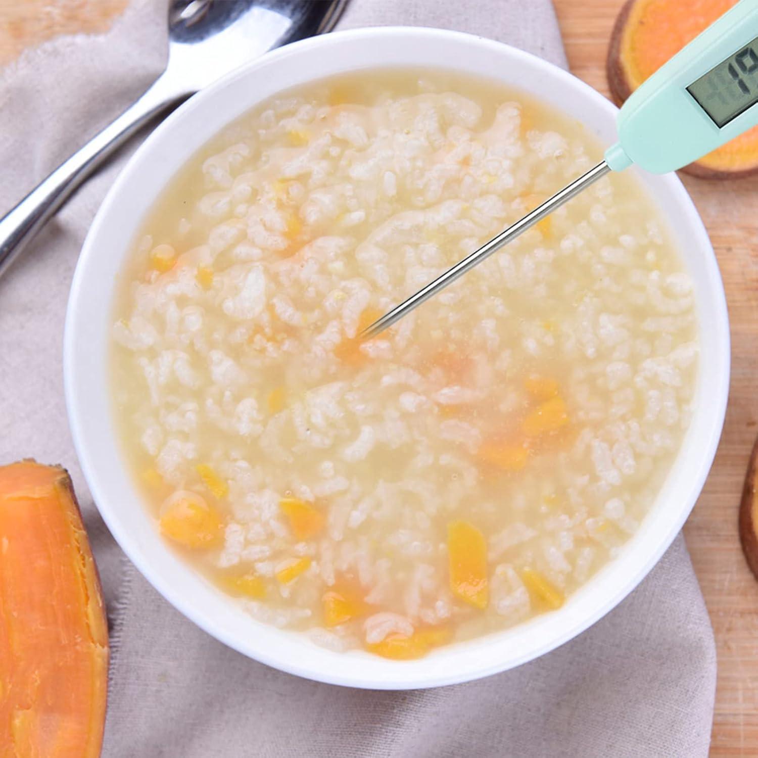 Termómetro Digital Kisangel 20.3cm LCD Reutilizable Verde