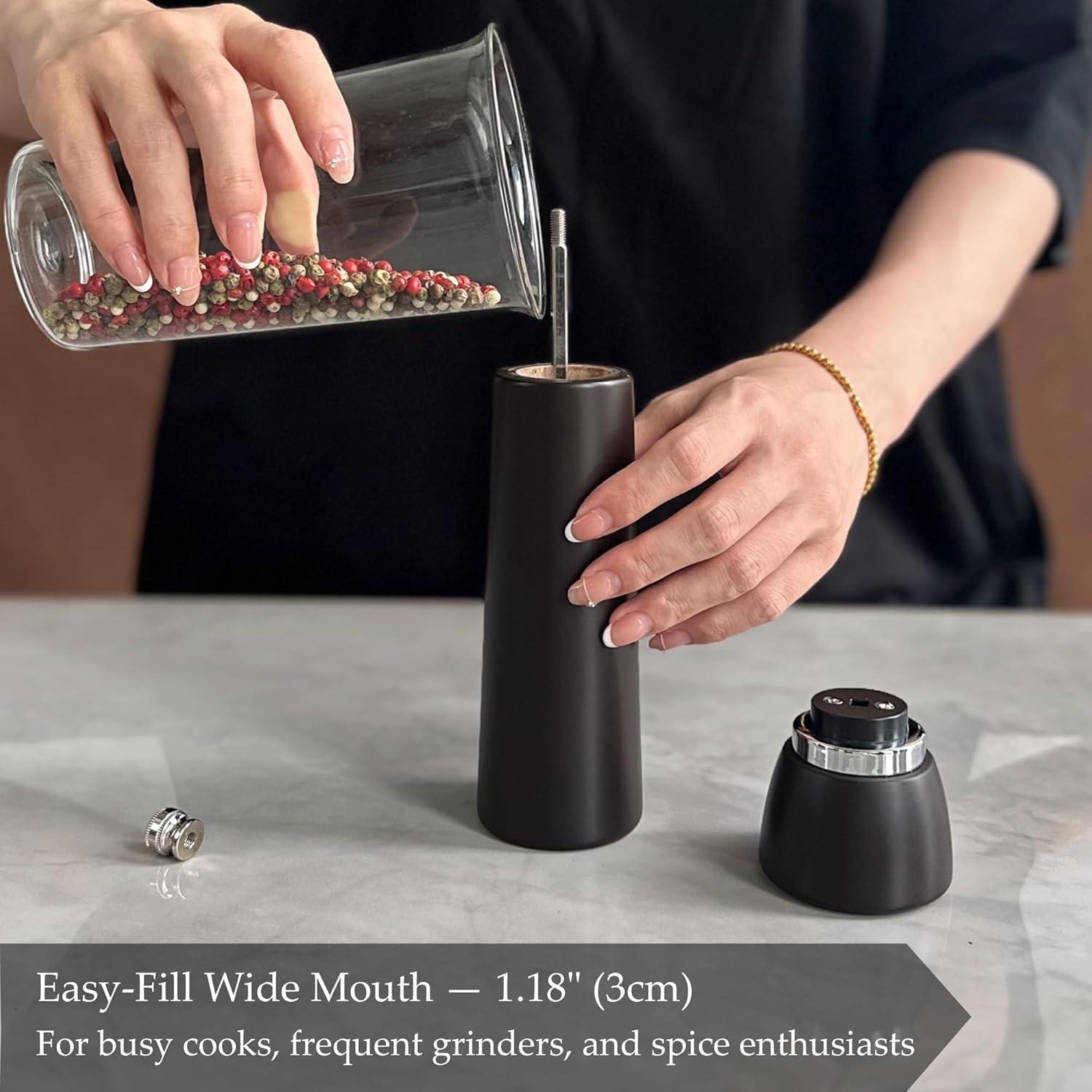 Juego de Molinillos de Sal y Pimienta TLYSXPRO Acacia 21 cm