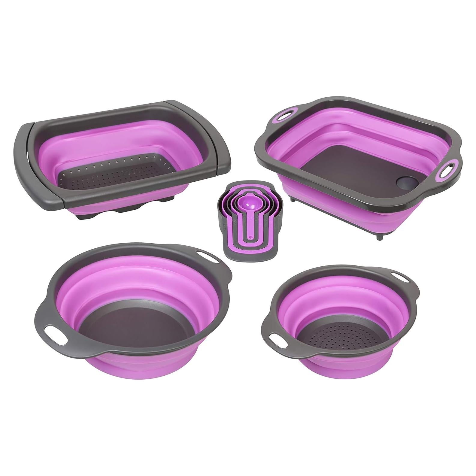 Juego de Utensilios de Cocina Plegables PurpleChef 10 Piezas