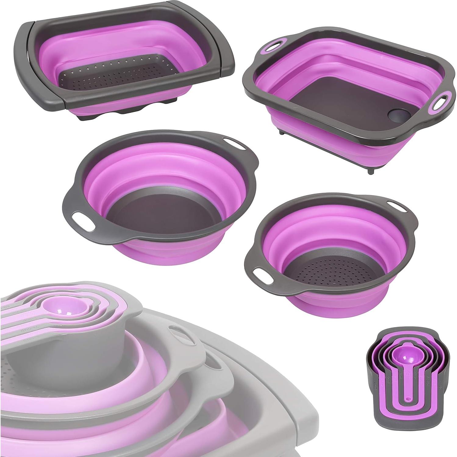 Juego de Utensilios de Cocina Plegables PurpleChef 10 Piezas