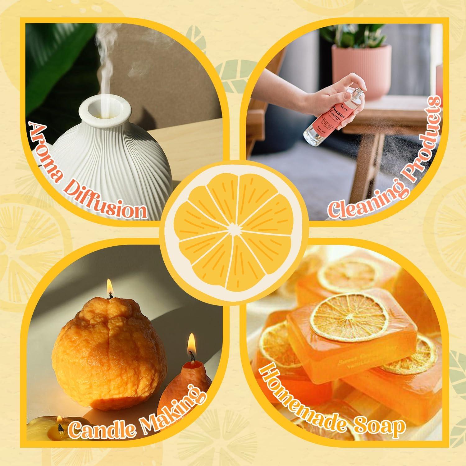 Juego de Aceites Esenciales Cítricos ARVIDSSON - Pomelo, Naranja, Limón