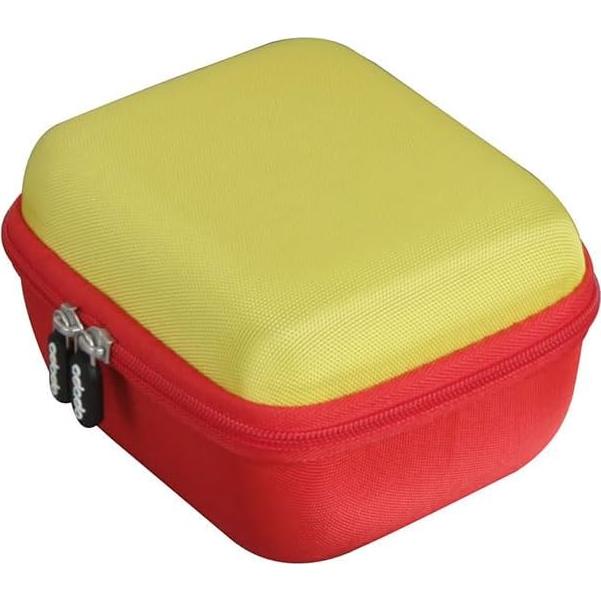 Funda Dura de Viaje Adada para Juegos de Cartas - Rojo y Amarillo