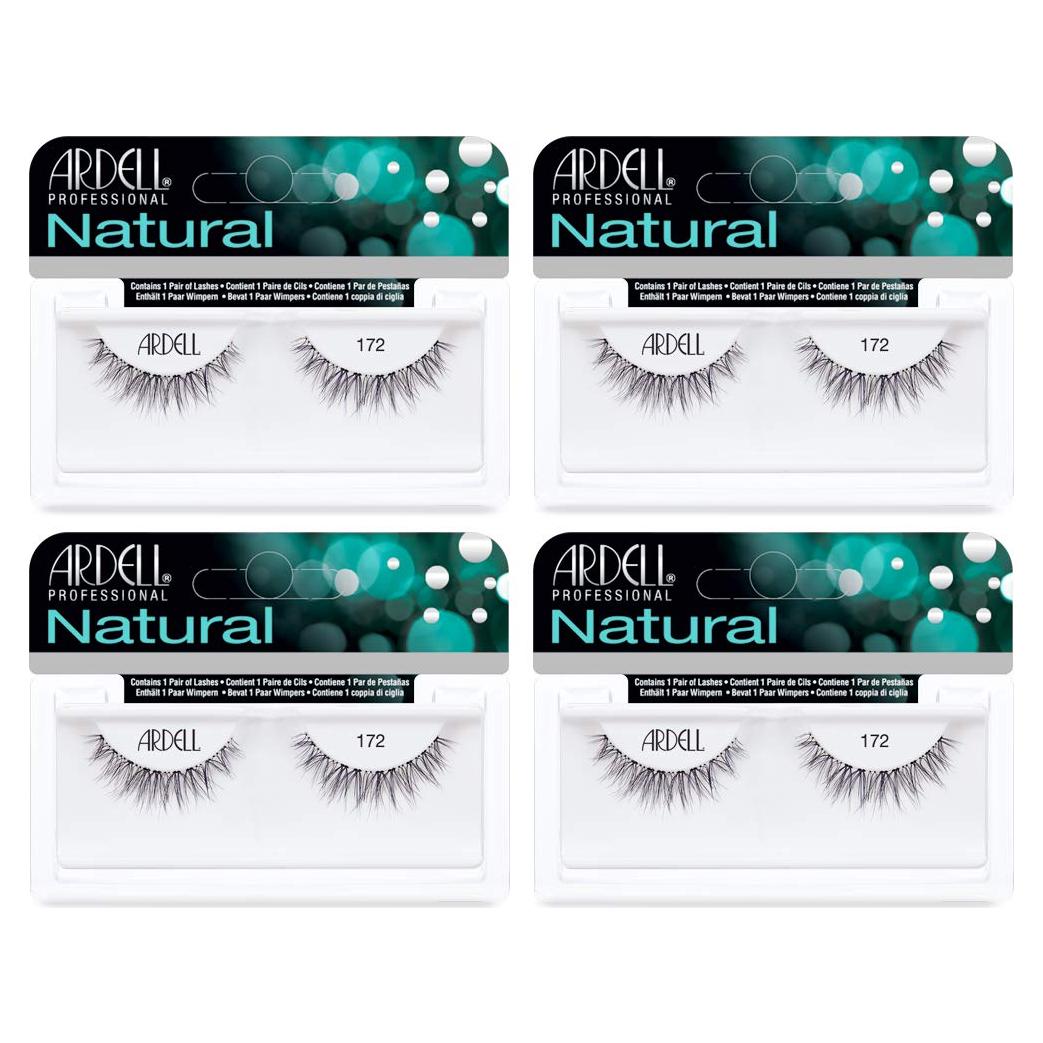 Pestañas Postizas Naturales Ardell 172 - Reutilizables 4 Paquetes