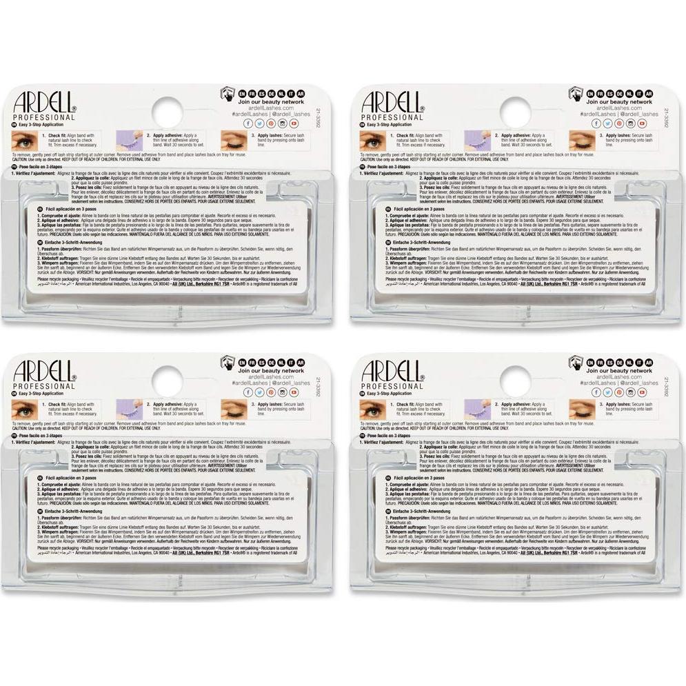 Pestañas Postizas Naturales Ardell 172 - Reutilizables 4 Paquetes