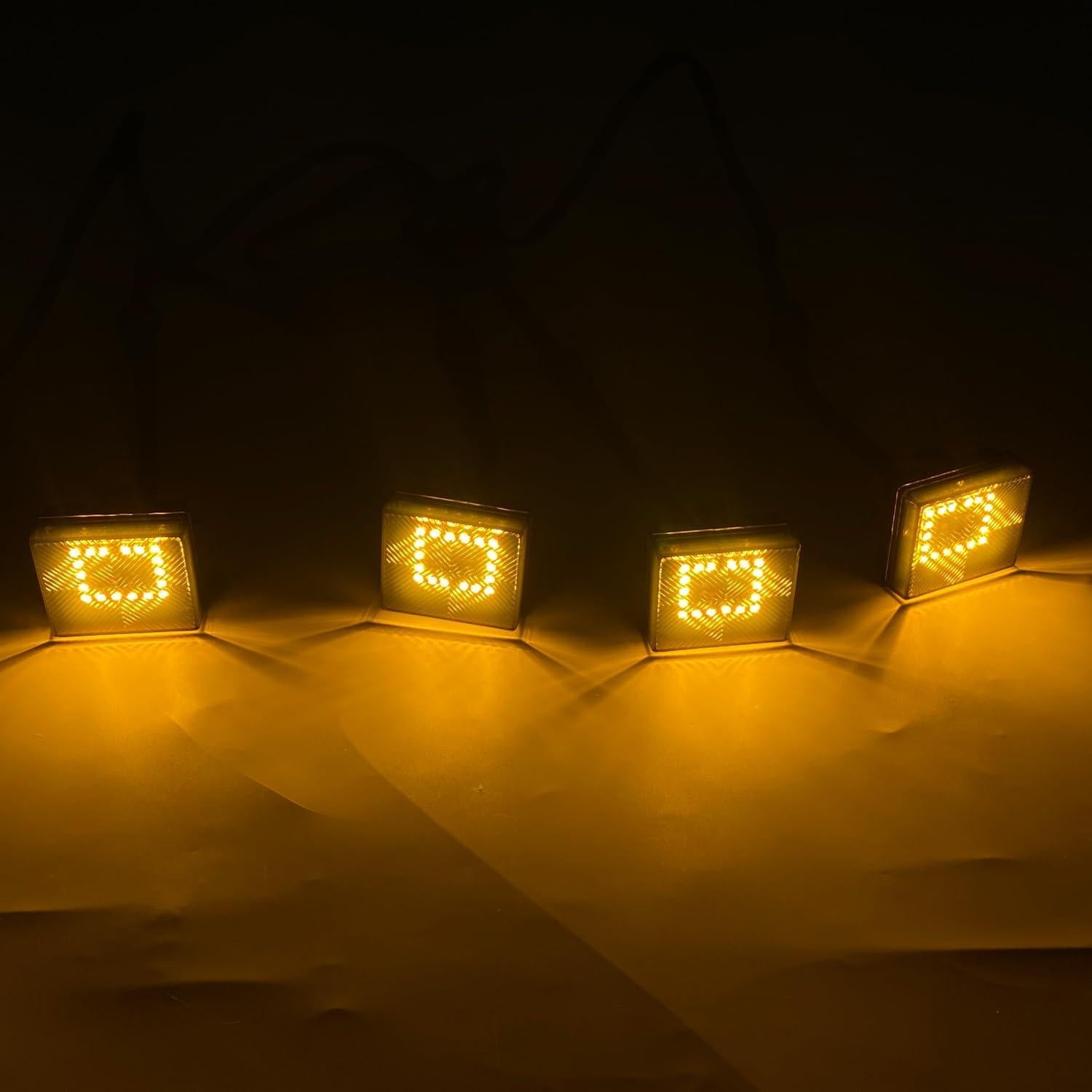 Kit de Iluminación LED Ámbar para Grilla Toyota Land Cruiser Prado 2024 2025