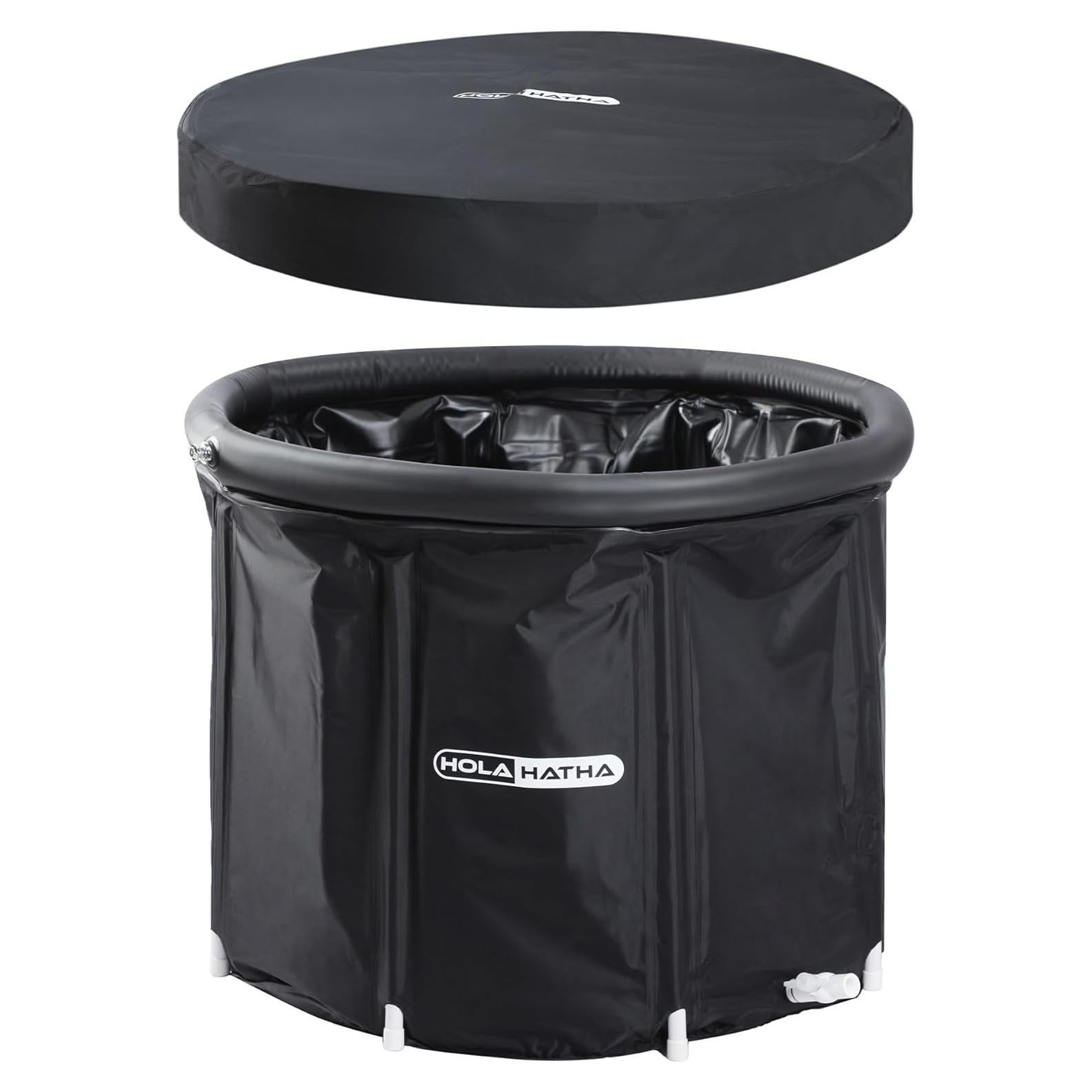 Bañera de Hielo HolaHatha 454.6L Portátil con Tapa
