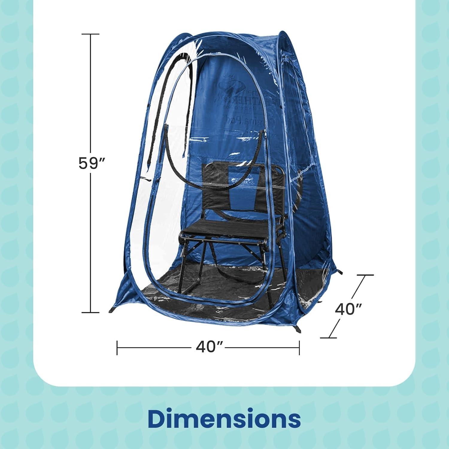 Pod Clima Under The Weather Azul para 1 Persona