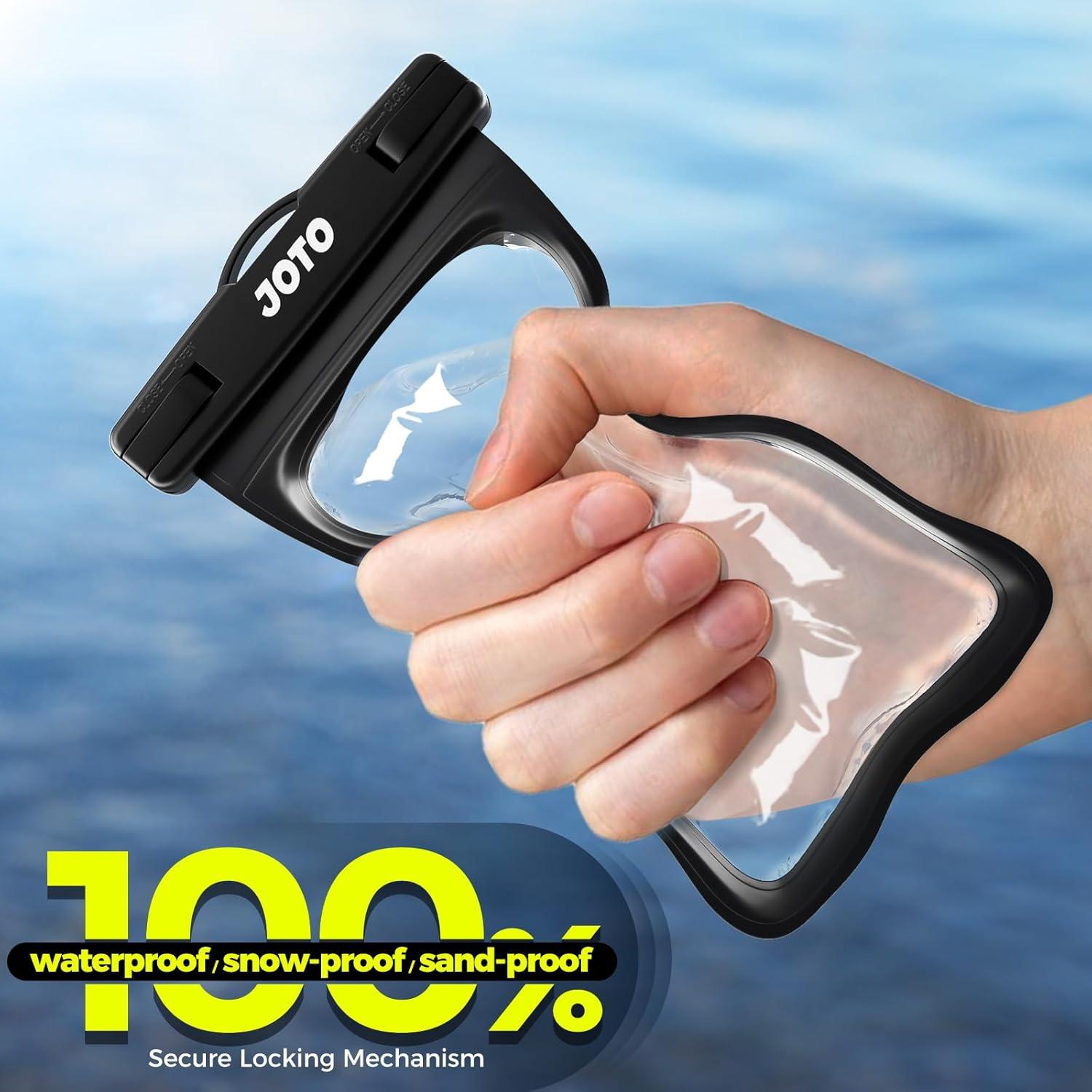 Funda Impermeable JOTO para Teléfonos hasta 17 cm - Negro