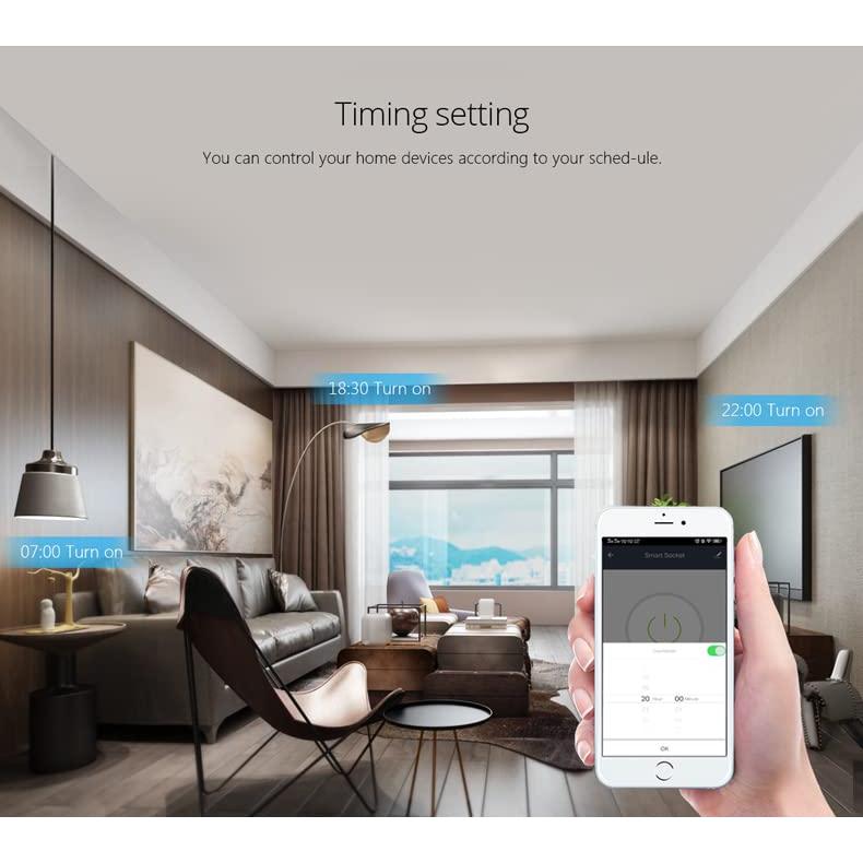 Enchufe Inteligente WiFi ngnsky 16A Control por Voz y App