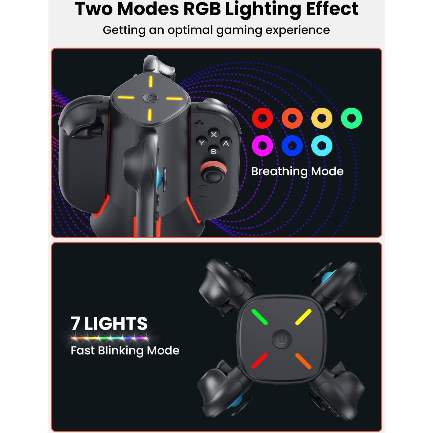 Base de Carga 4 en 1 GEEKERA para Controladores Switch 2