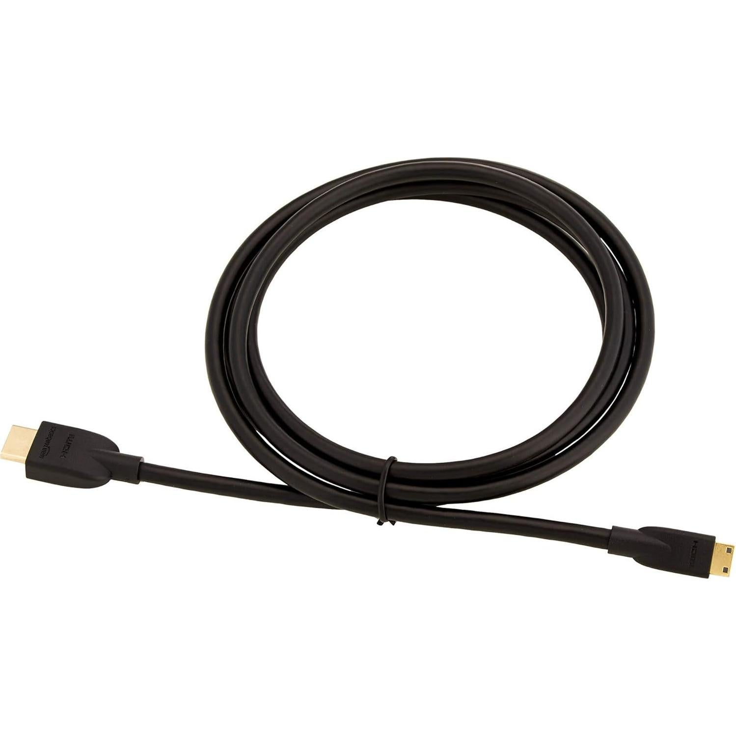Cable Mini HDMI a HDMI Amazon Basics 1.8 m Alta Velocidad Negro
