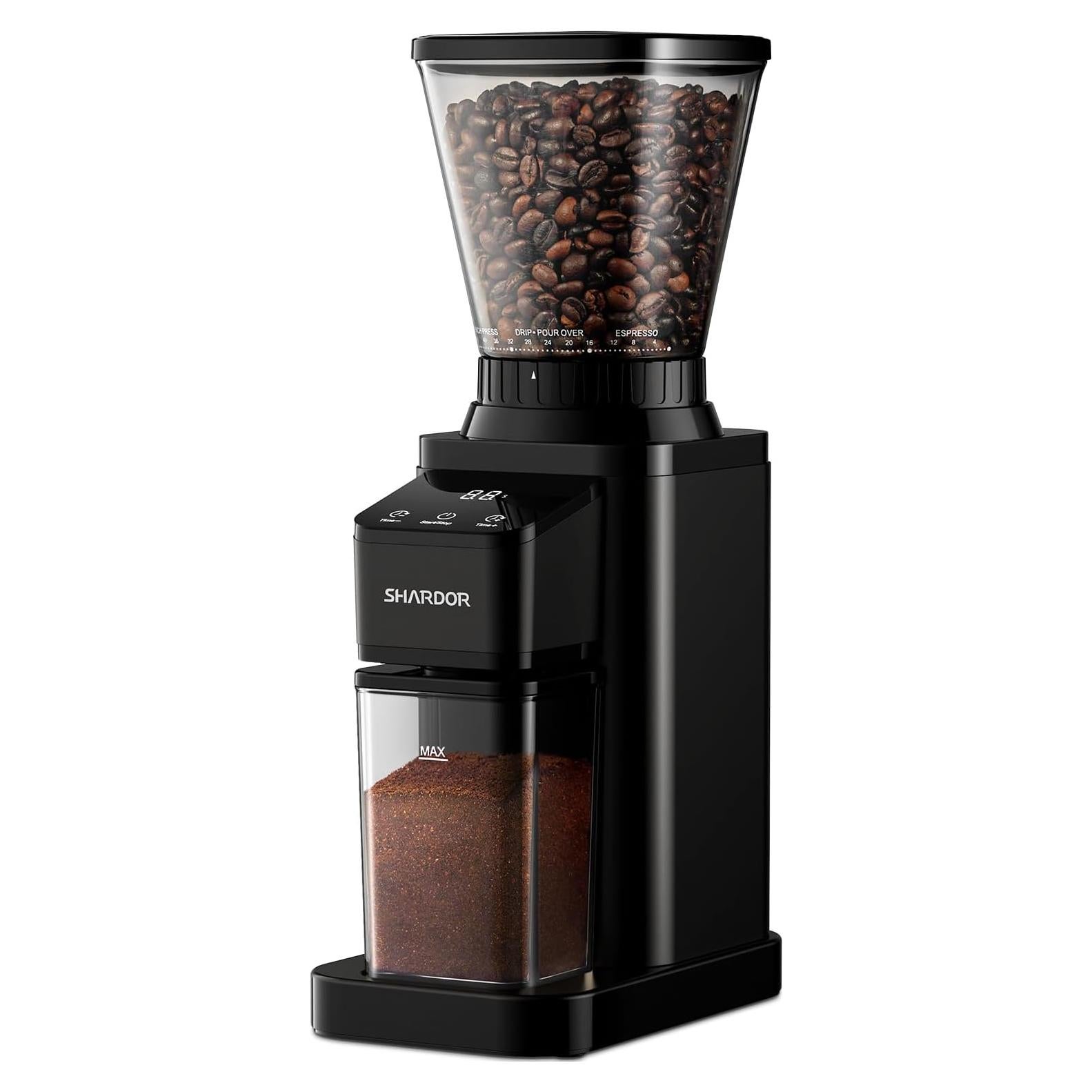 Molino de Café Profesional SHARDOR CG203B, 48 Configuraciones