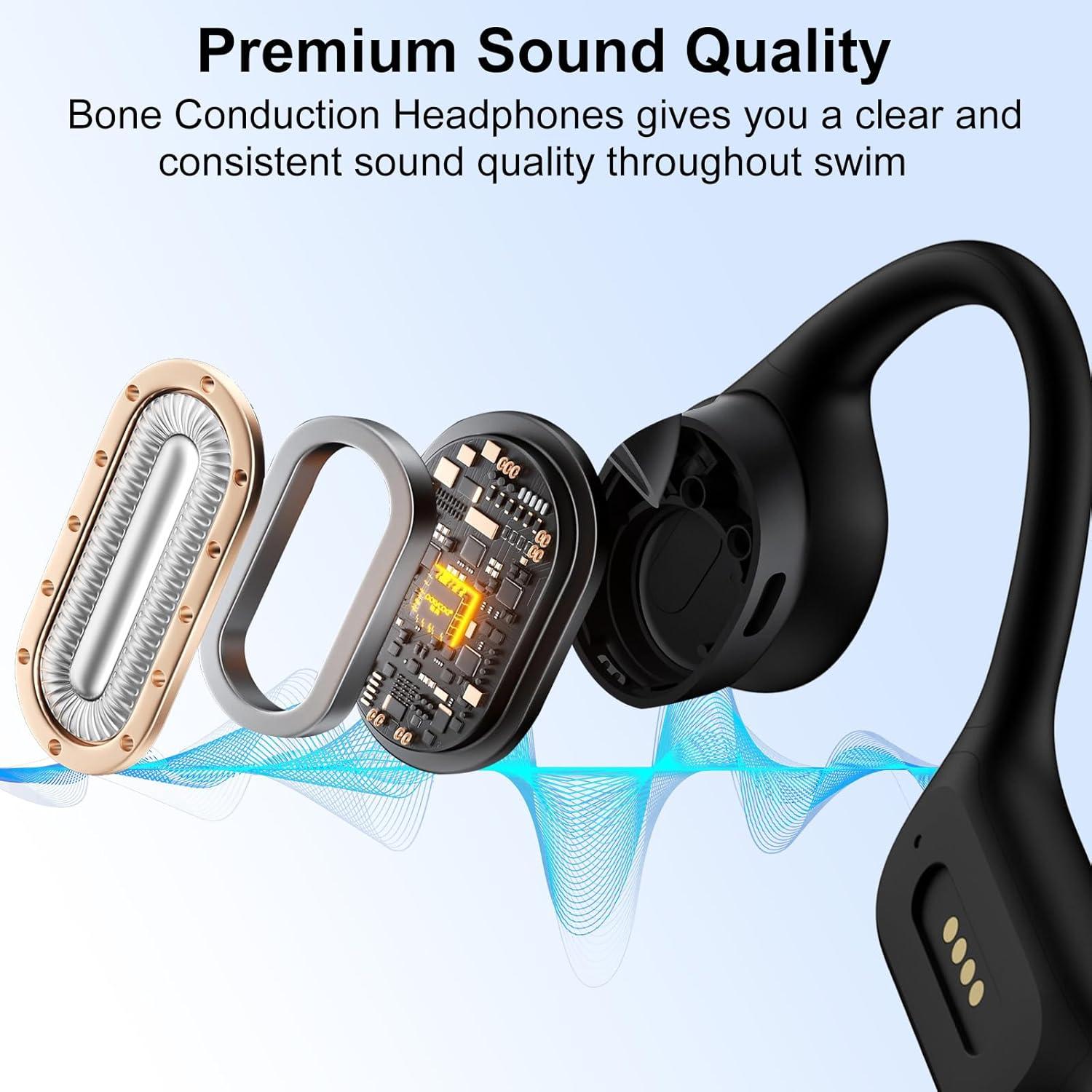 Auriculares KOPIDOE X7 Conducción Ósea MP3 32GB Impermeables